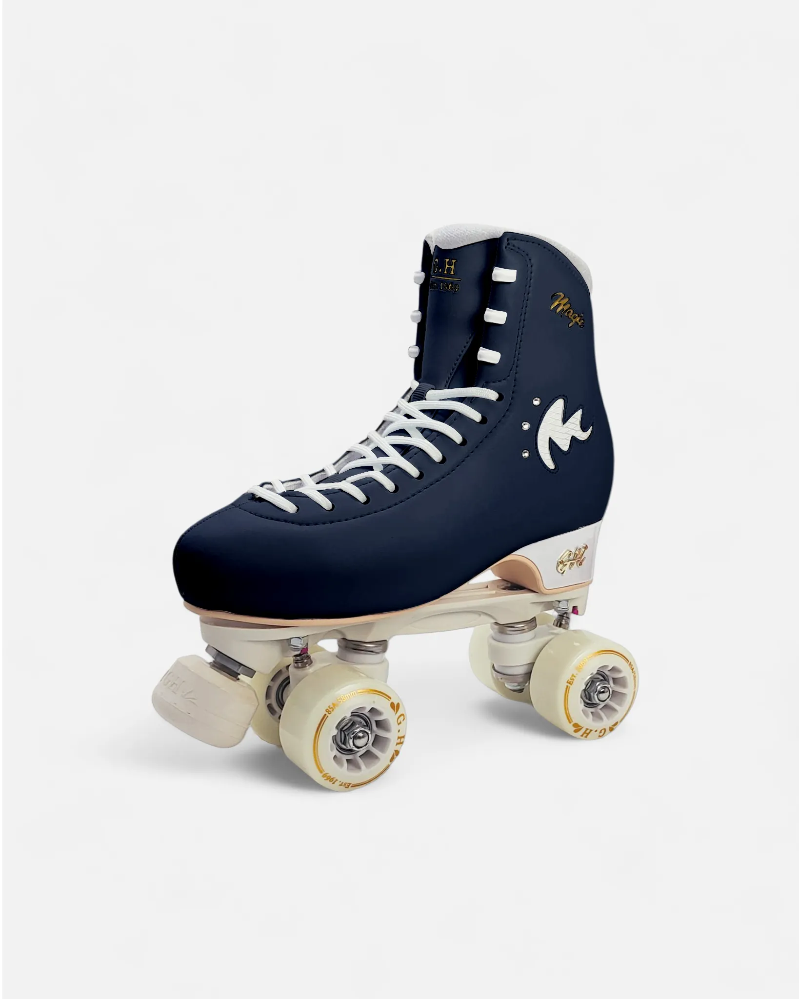 Magic Quad Roller Skates (vegan leather）