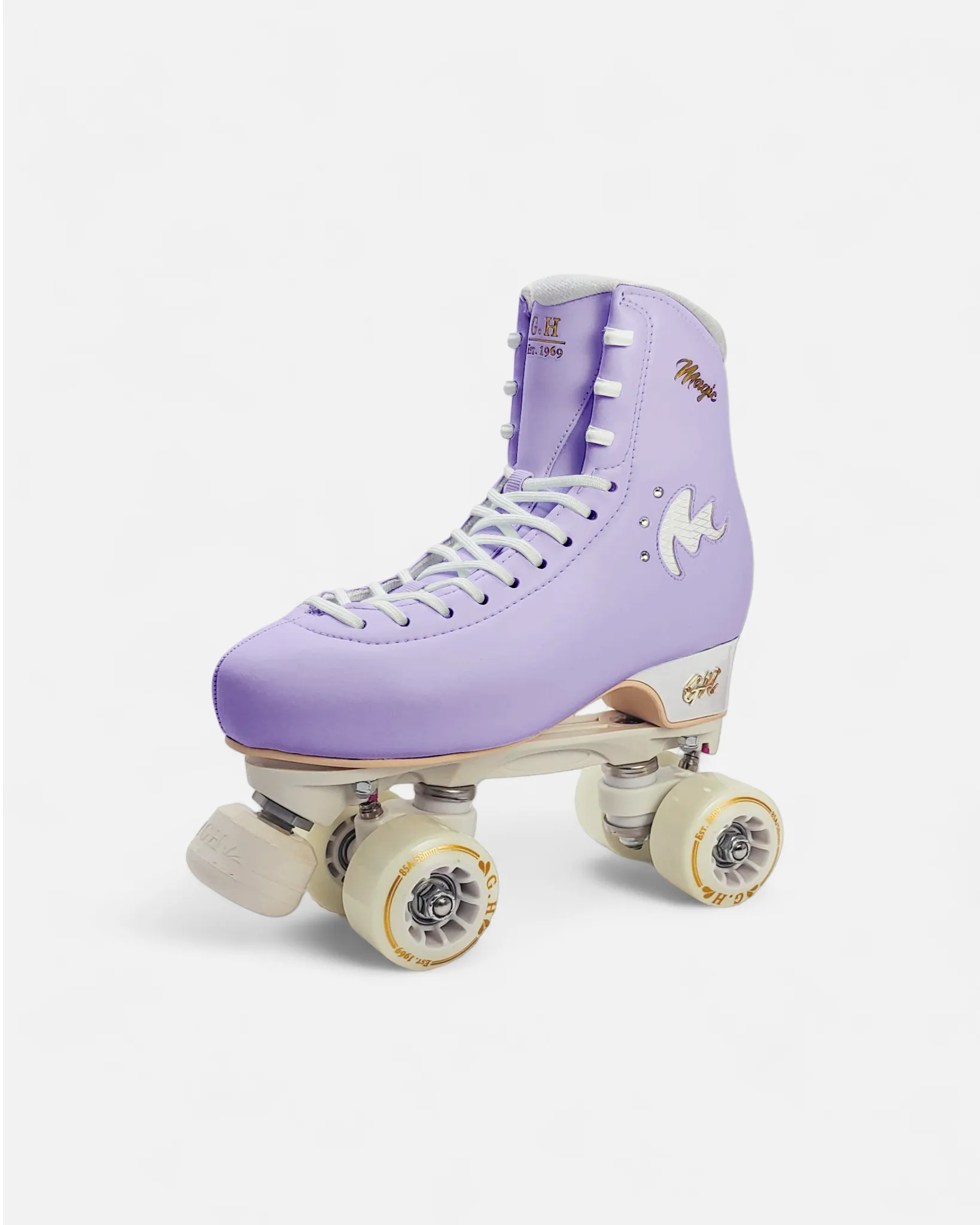 Magic Quad Roller Skates (vegan leather）