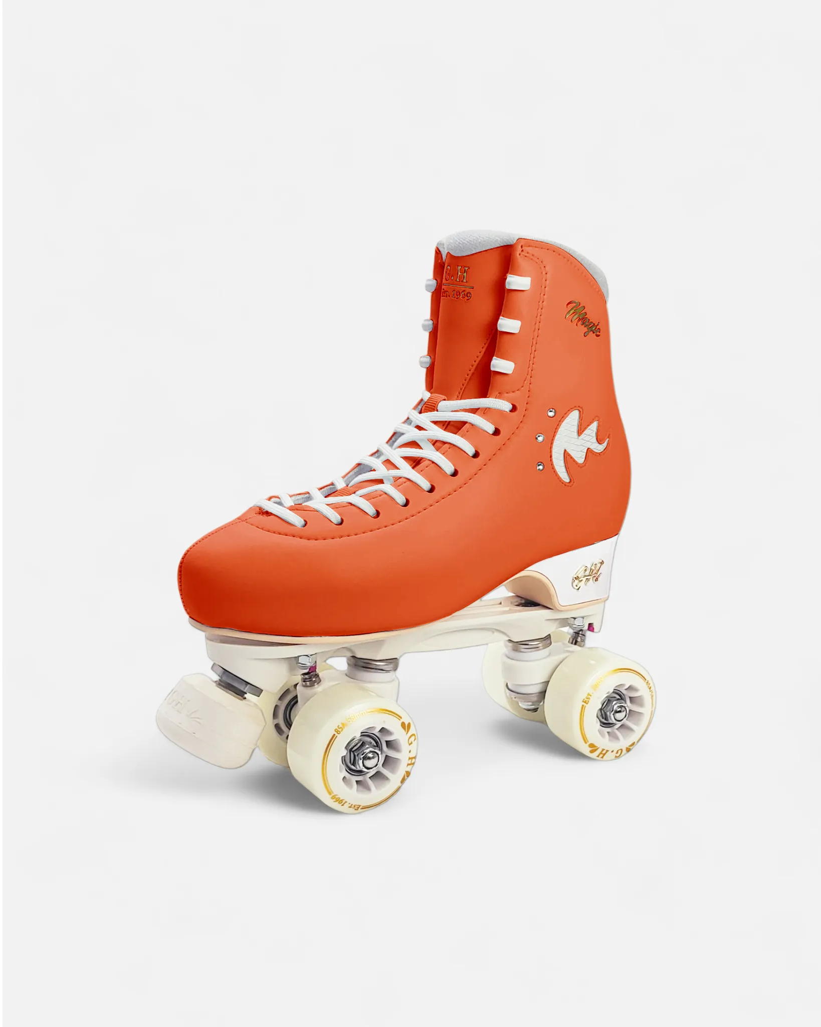 Magic Quad Roller Skates (vegan leather）