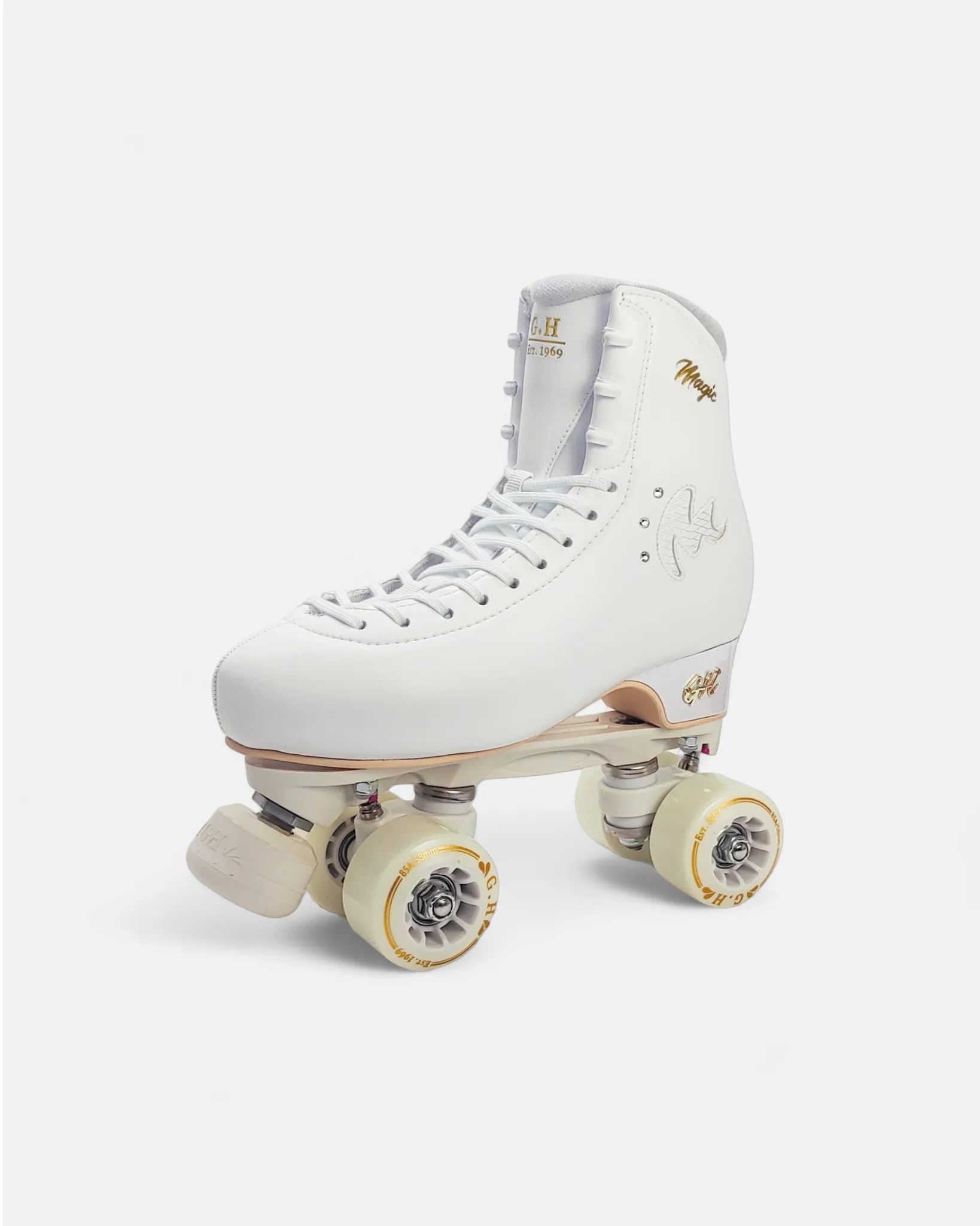 Magic Quad Roller Skates (vegan leather）