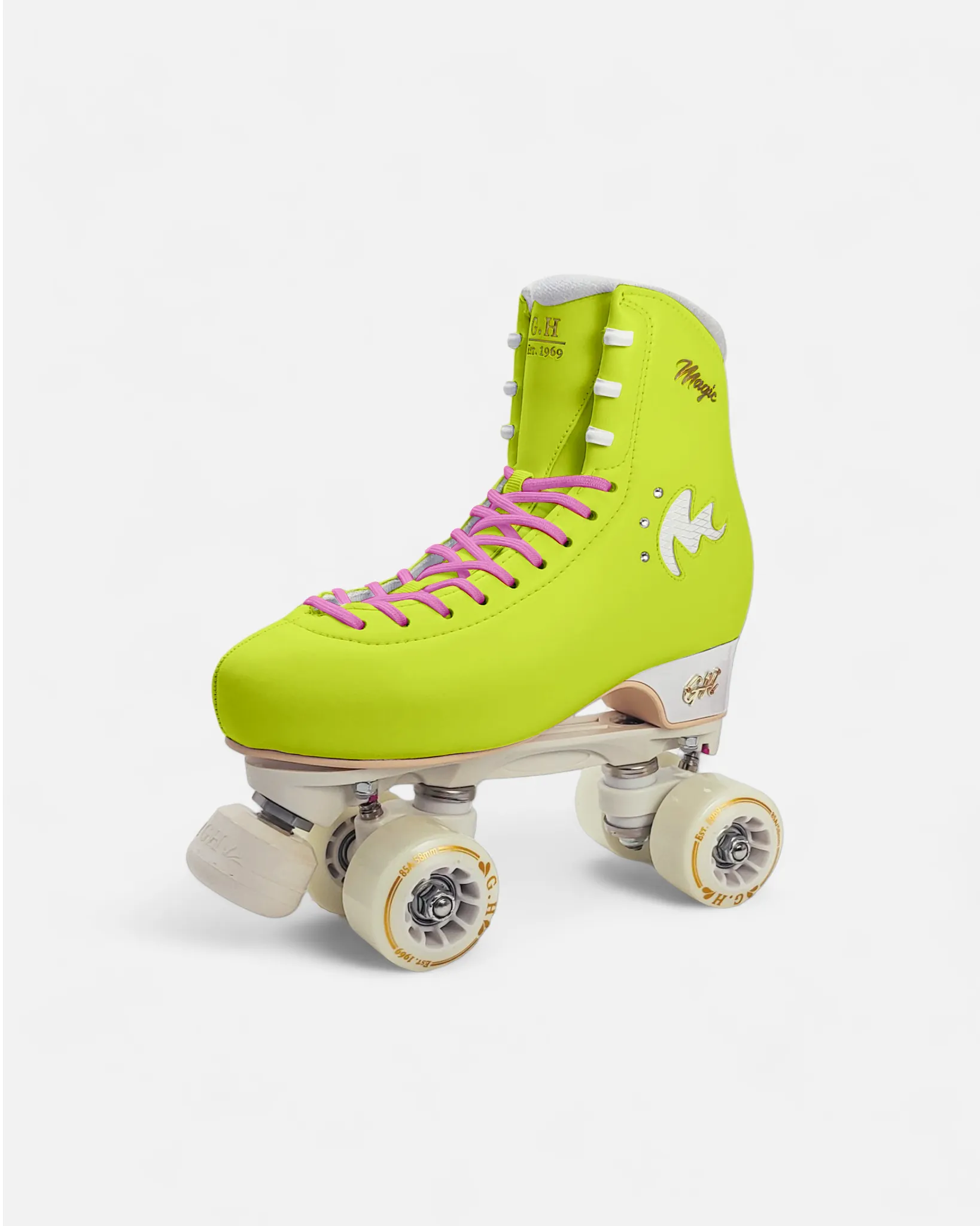 Magic Quad Roller Skates (vegan leather）