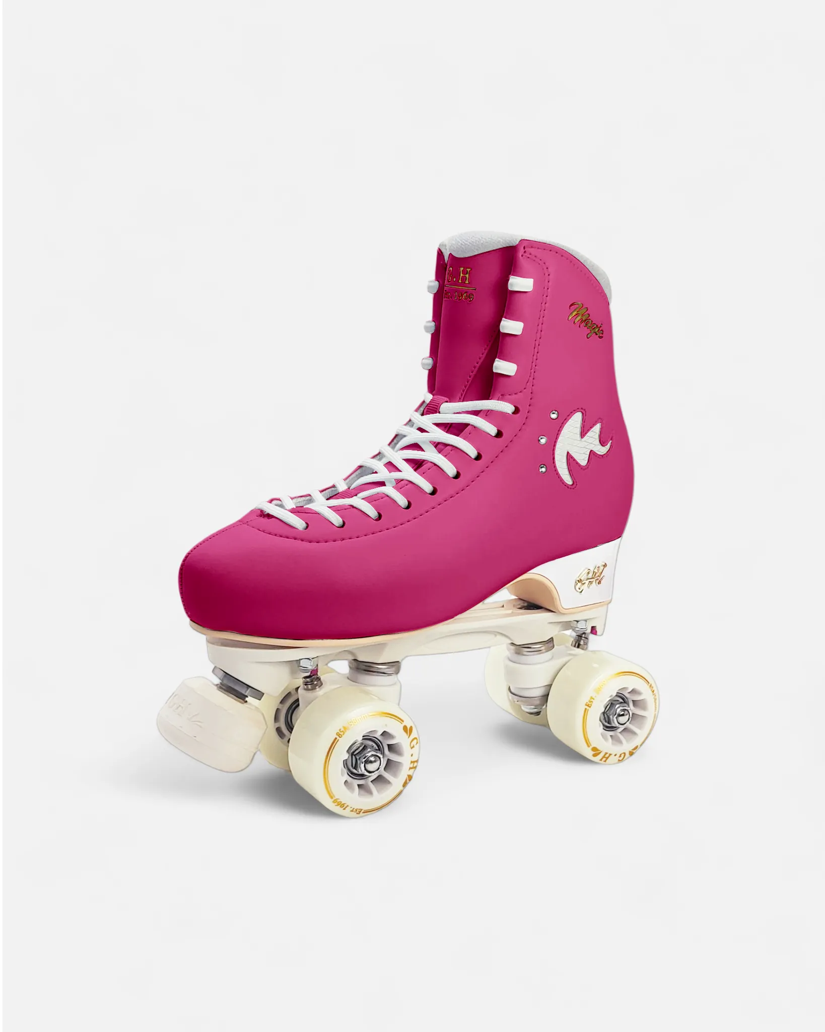 Magic Quad Roller Skates (vegan leather）