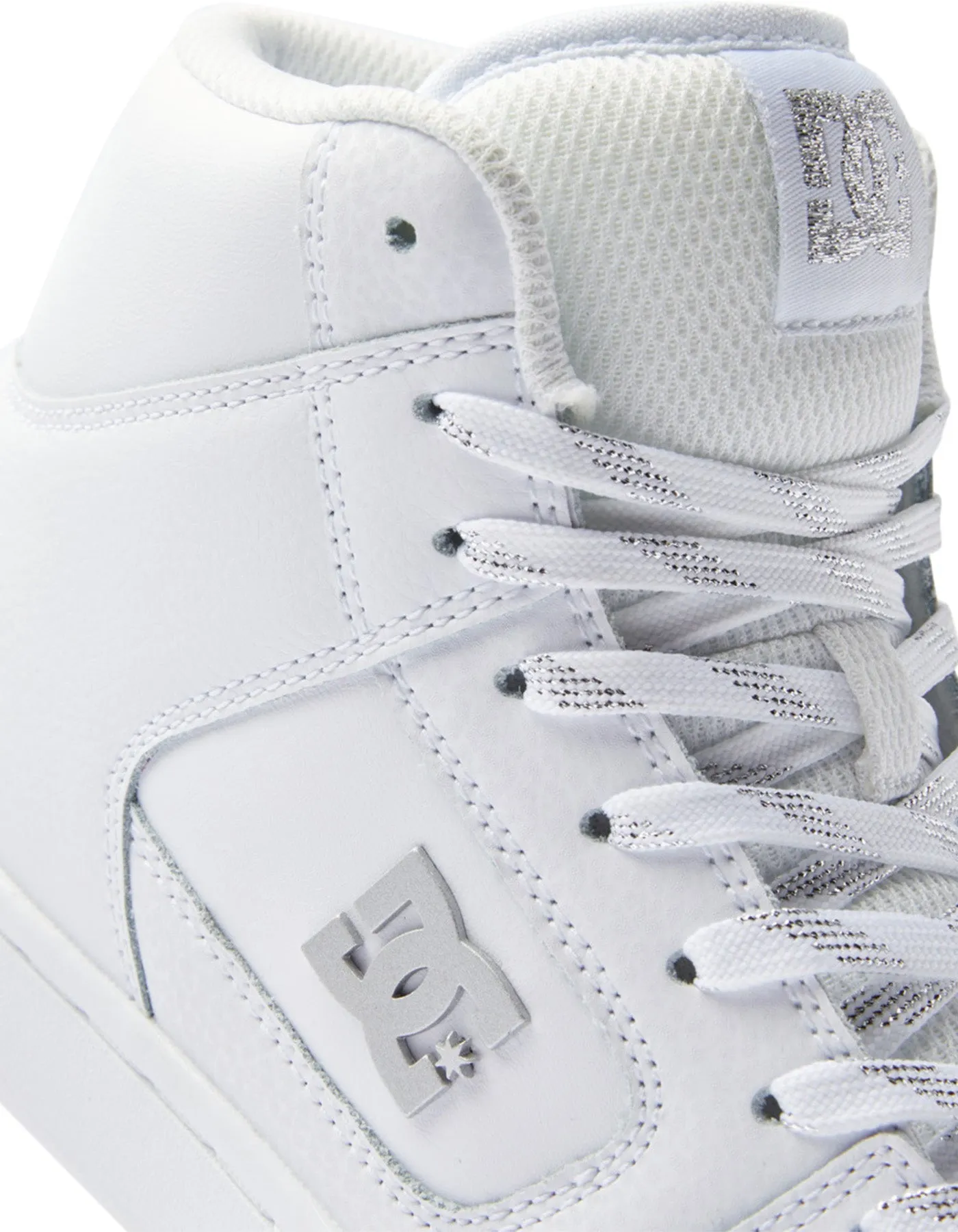 Manteca 4 Hi White/Silver Shoes