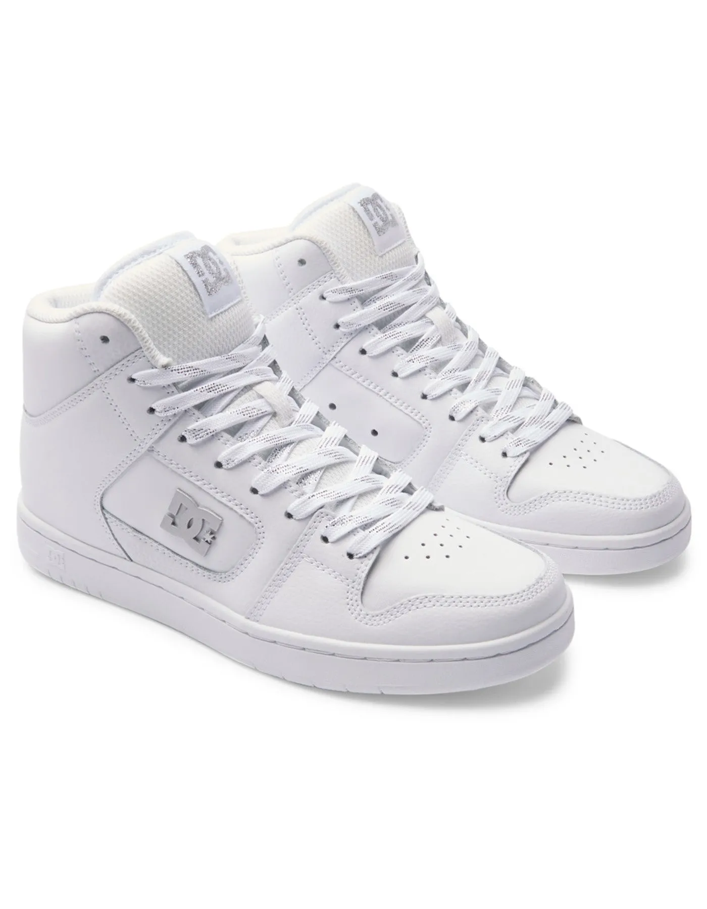 Manteca 4 Hi White/Silver Shoes