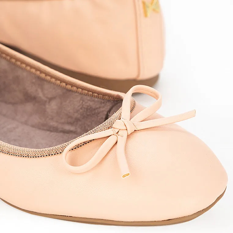 Melissa Essential Ballet Flats in Nude - Comfortable and Stylish