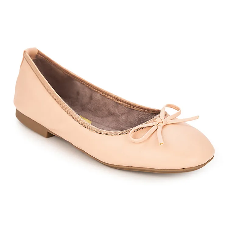 Melissa Essential Ballet Flats in Nude - Comfortable and Stylish