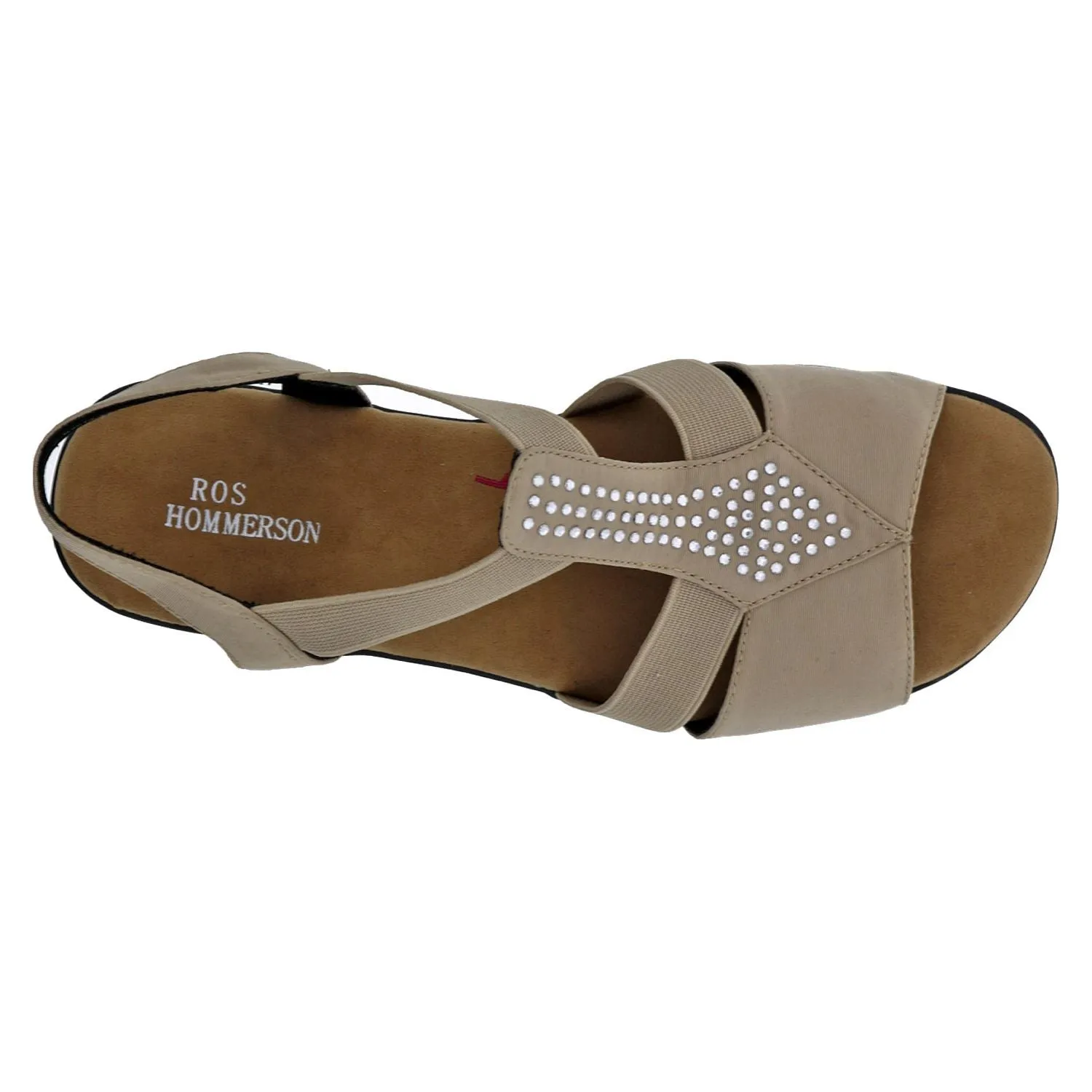 Mellow Sand Stretch Fabric Sandals