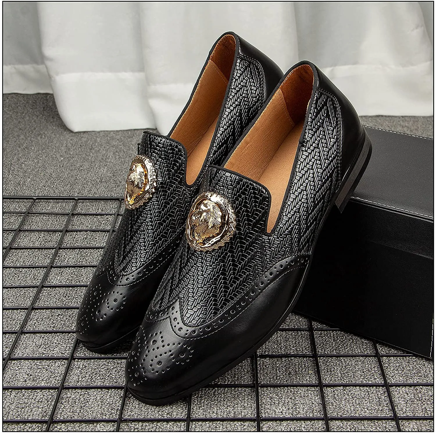 Men's Fashion Black Classic Loafers