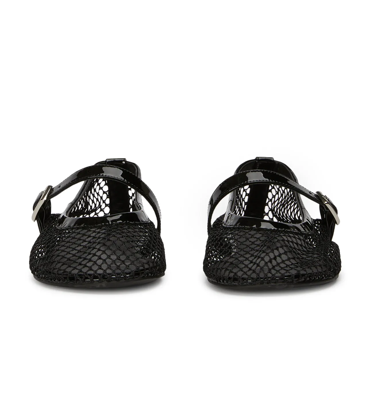 Mia Black Mesh/Patent