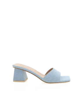 Mid Blue Denim Xava Heel