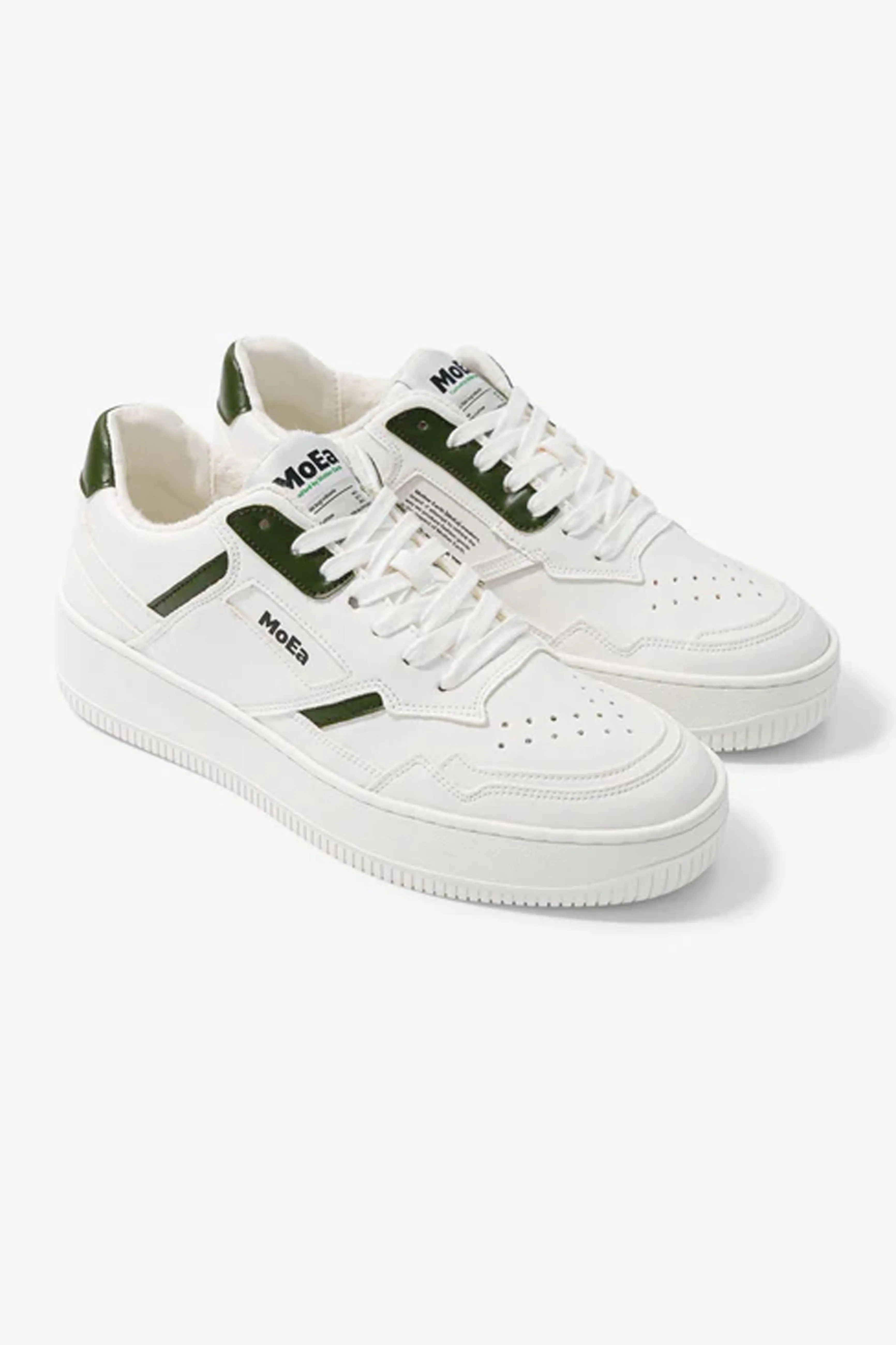 MoEa Gen1 Cactus White and Green Trainers