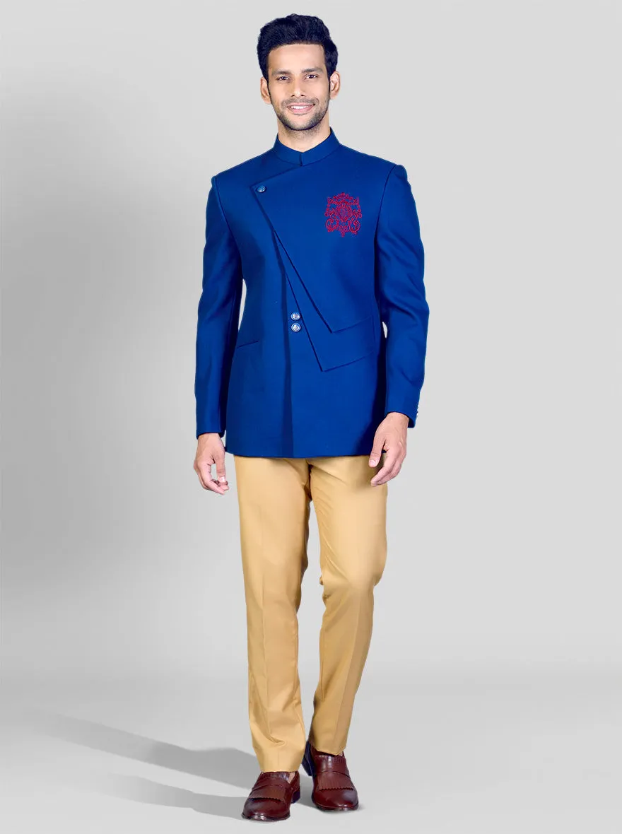 Navy Blue Jodhpuri Suit | JadeBlue