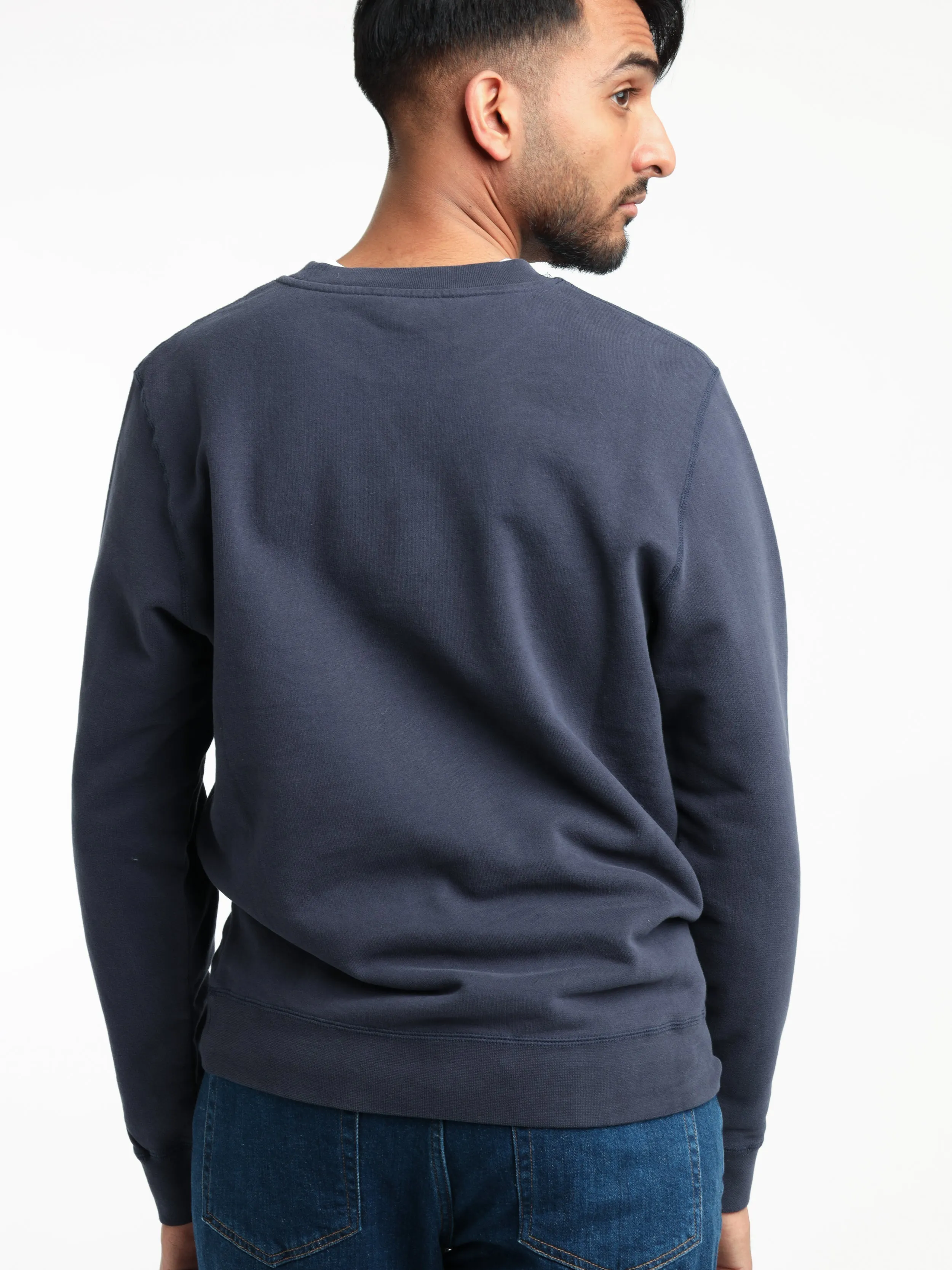 Navy Loopback Sweatshirt