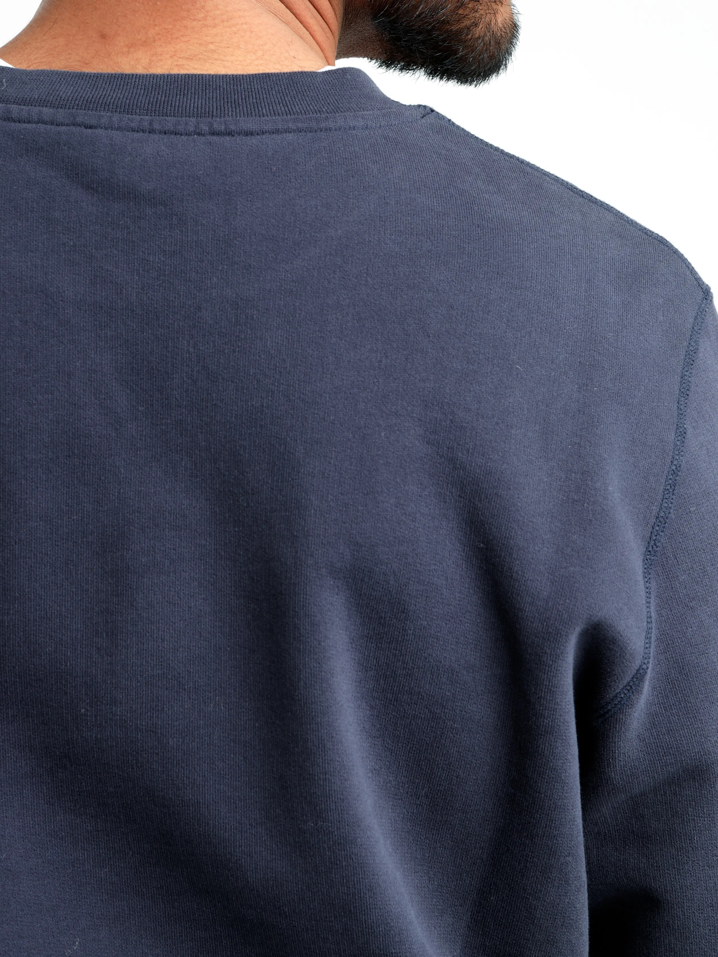 Navy Loopback Sweatshirt