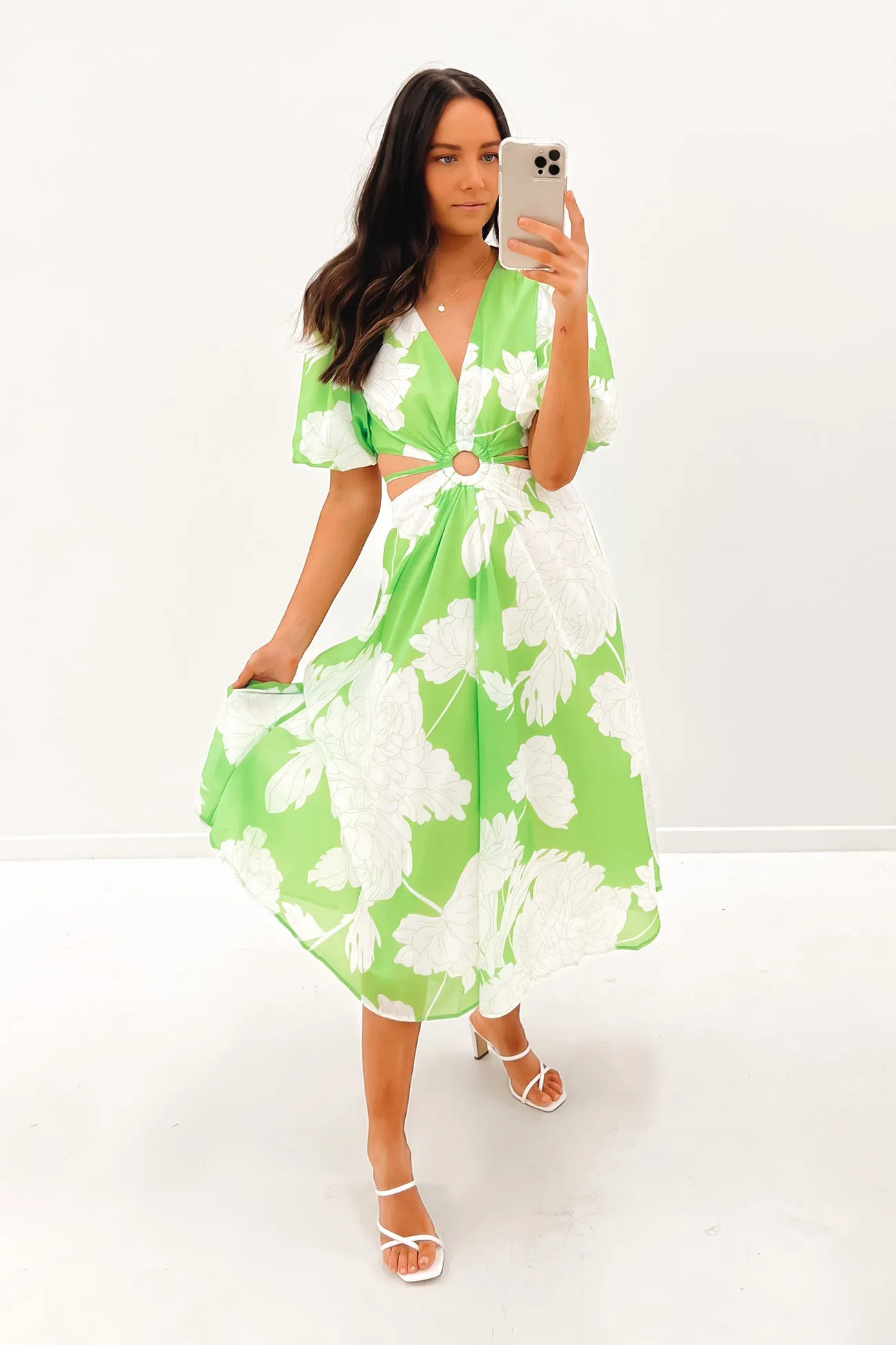 Nicole Maxi Dress Green