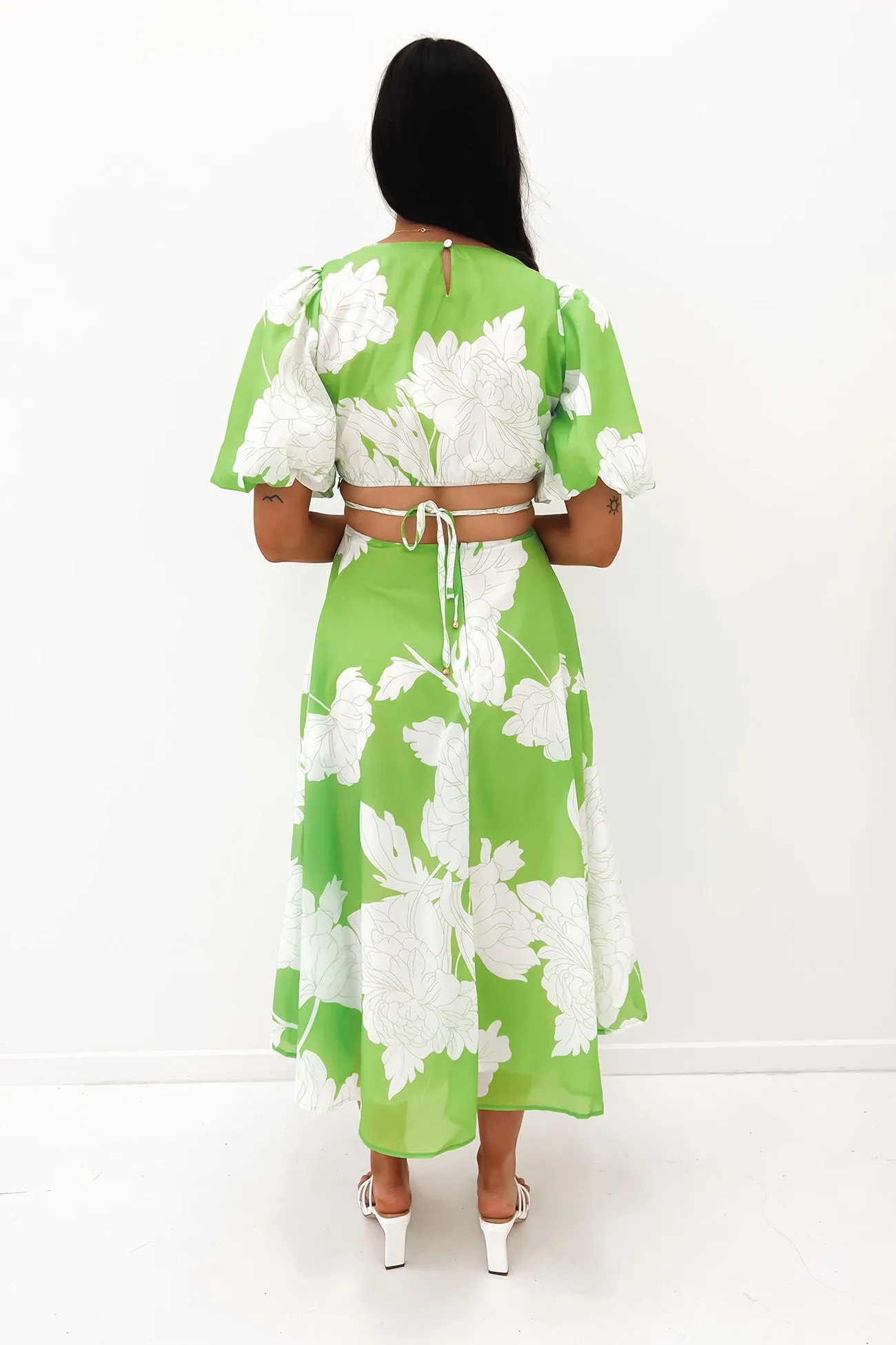 Nicole Maxi Dress Green