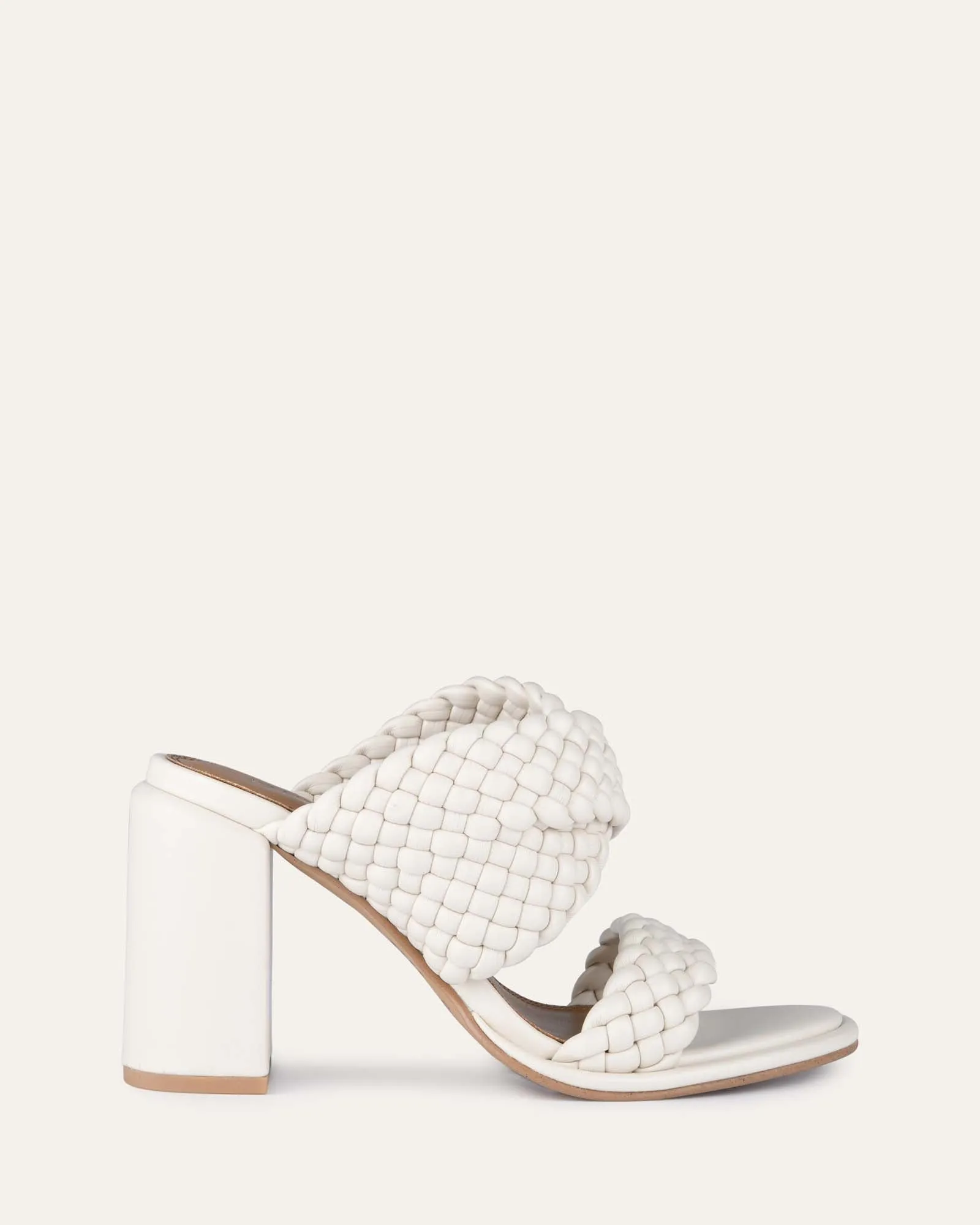 PALERMO HIGH HEEL SANDALS OFF WHITE