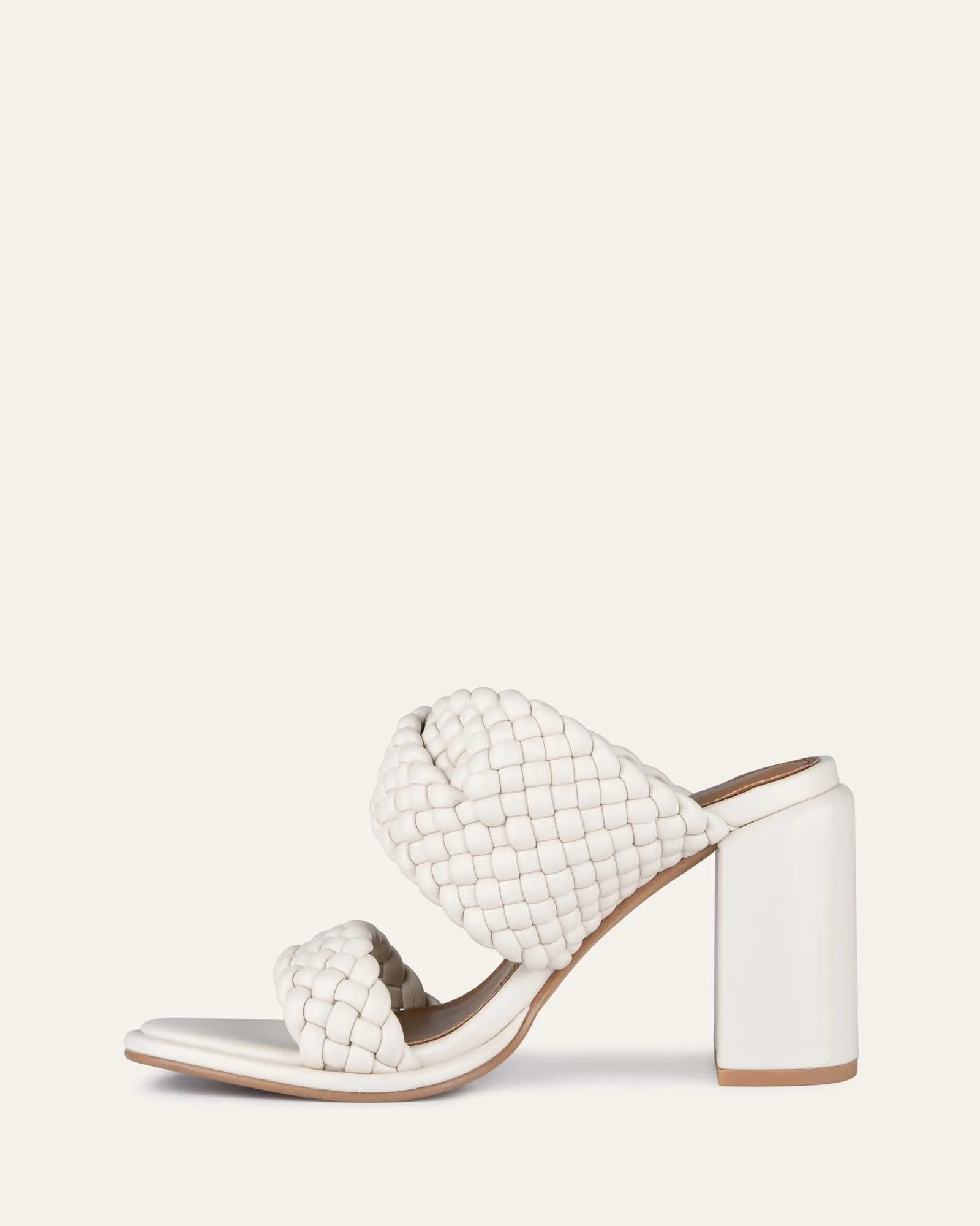 PALERMO HIGH HEEL SANDALS OFF WHITE