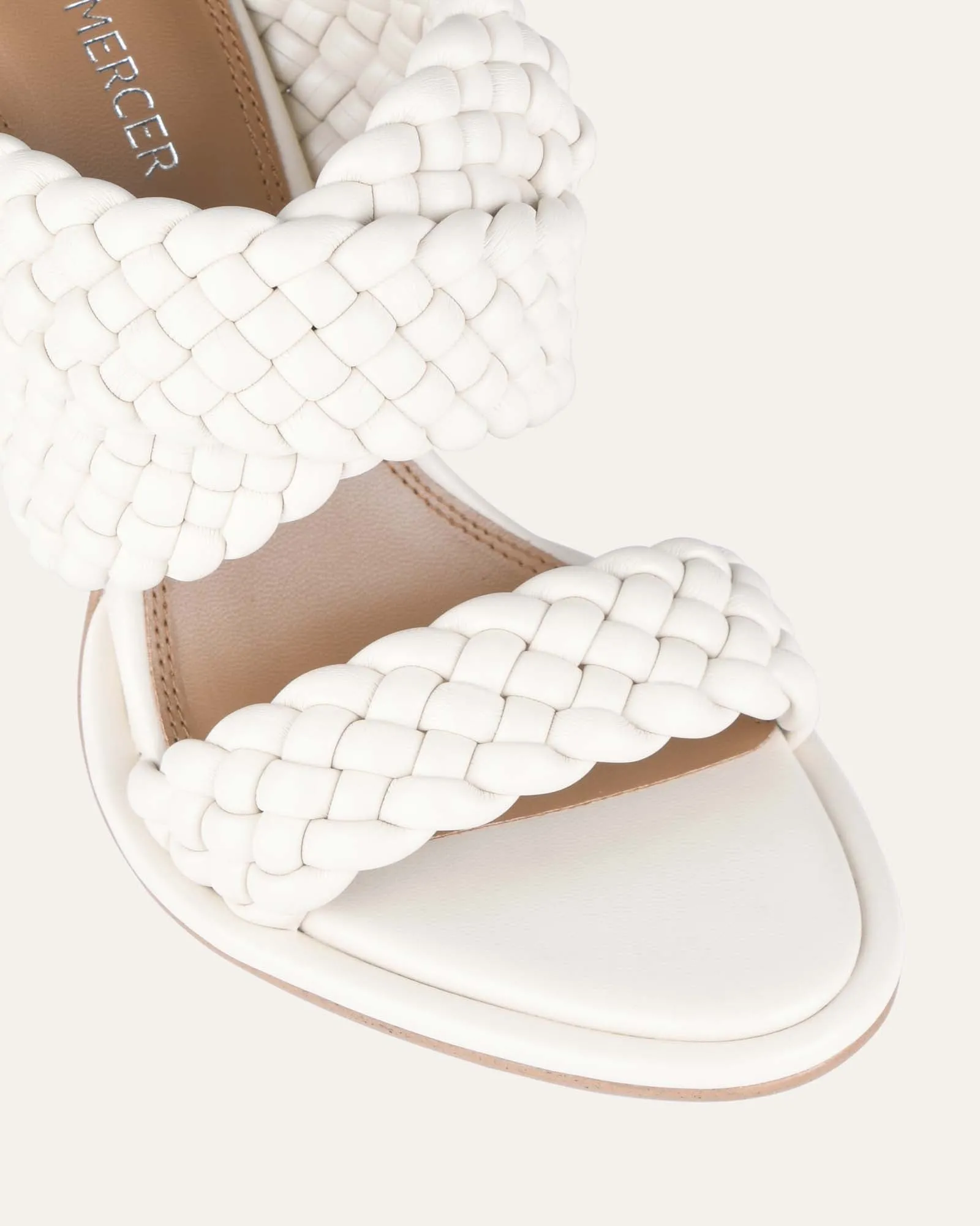 PALERMO HIGH HEEL SANDALS OFF WHITE