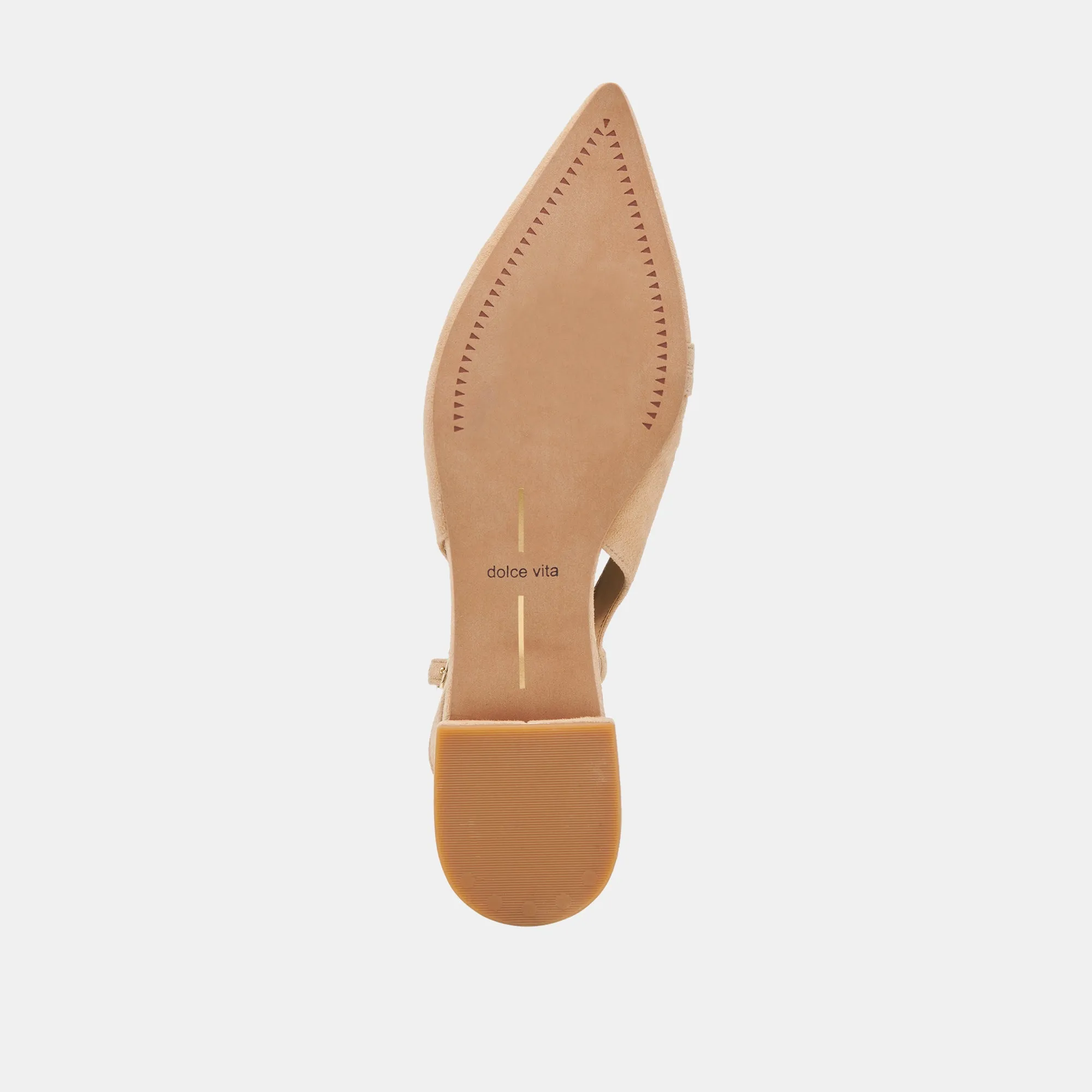 PAMLA FLATS TAN SUEDE