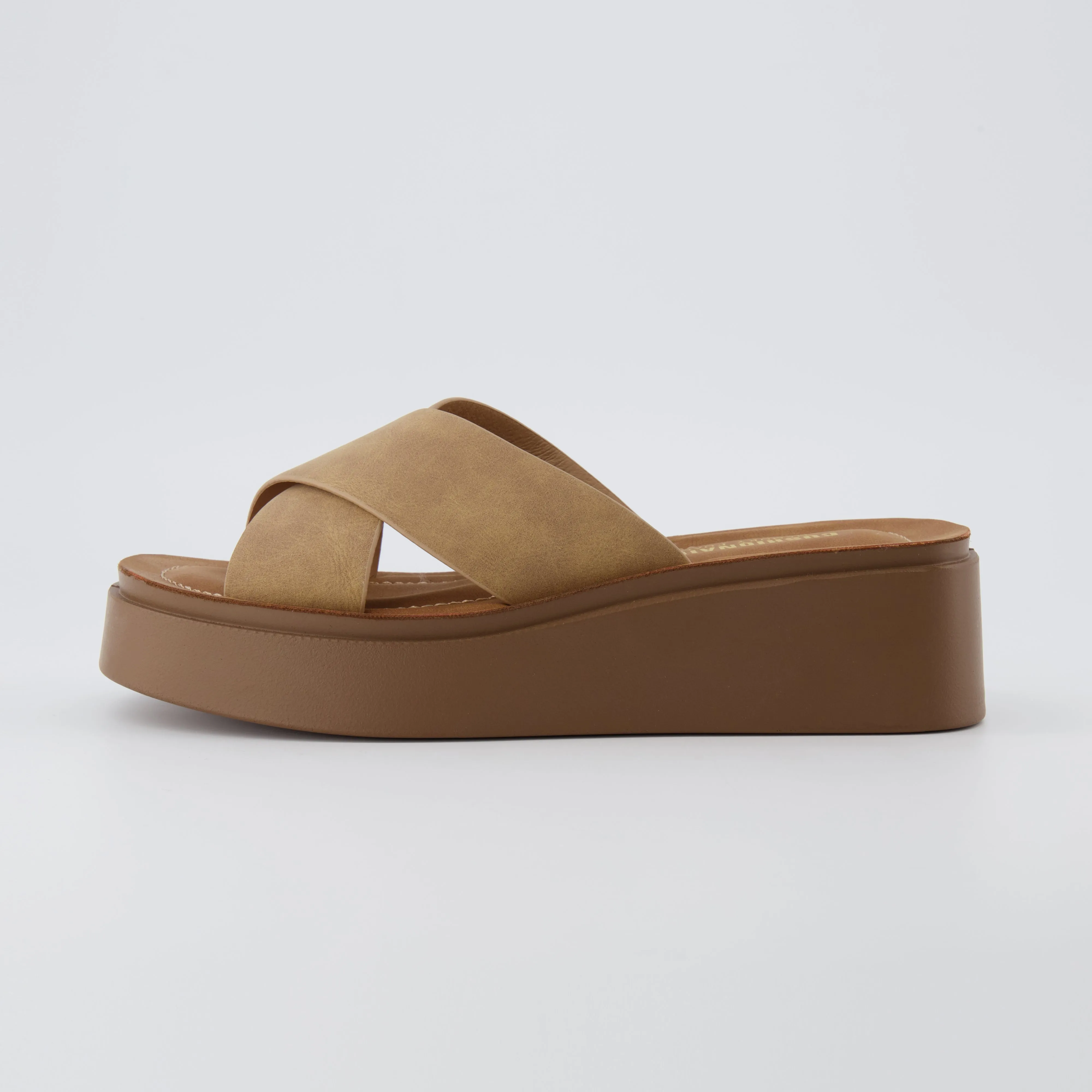 Pepe Crossband Platform Sandals