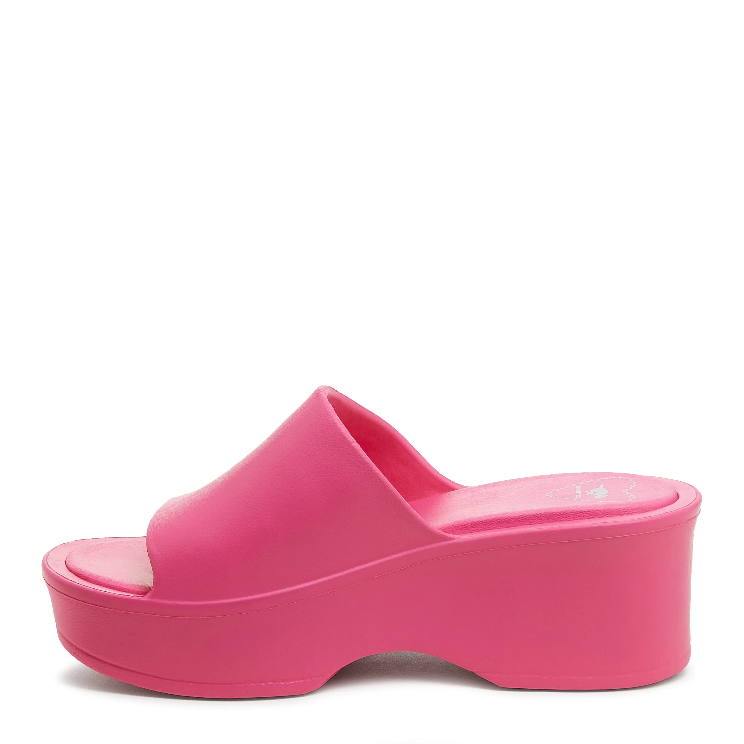 Petal Fuchsia Platform Slide Sandals