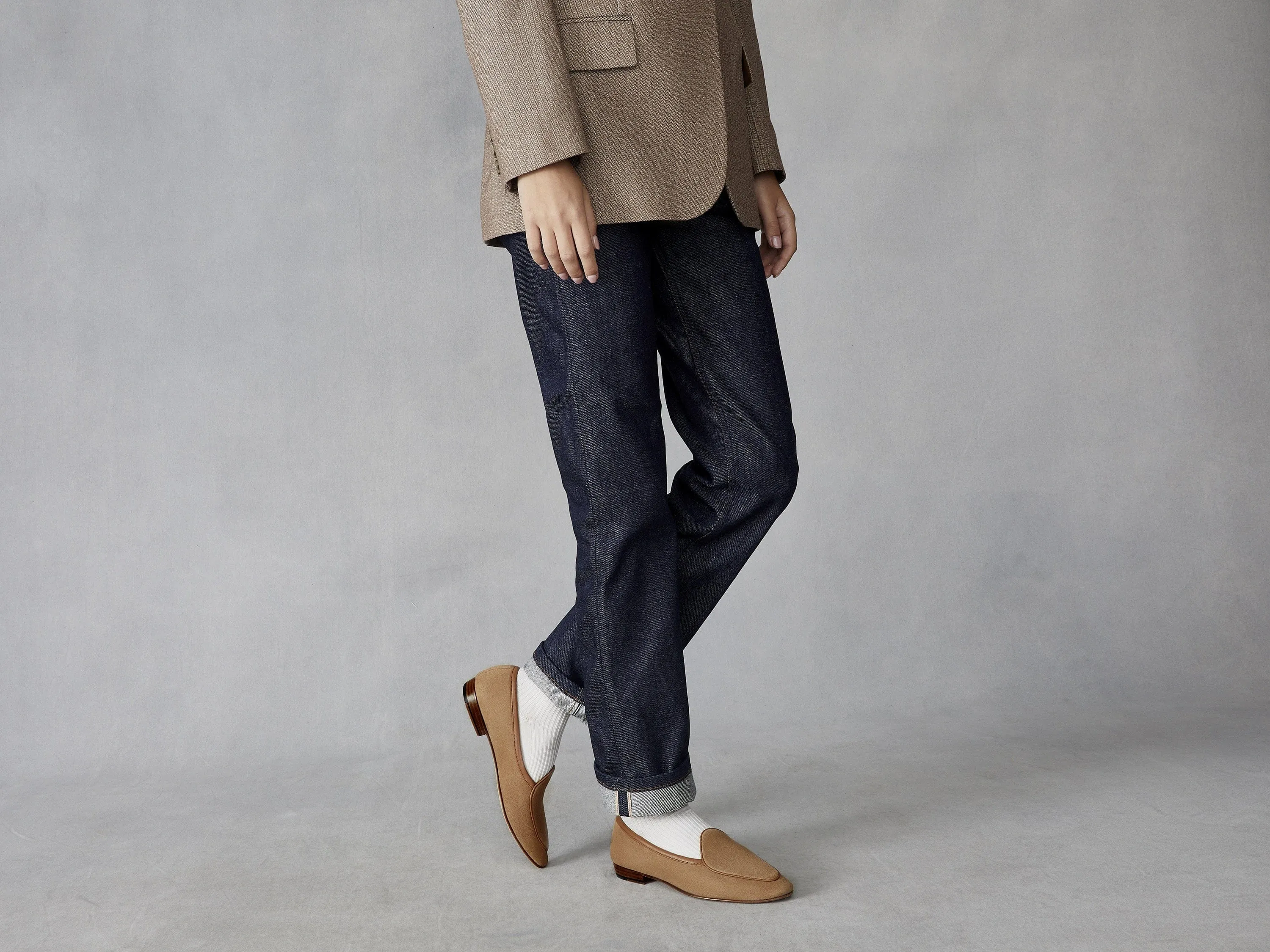 Sagan Classic Loafers in Alezan Asteria Suede