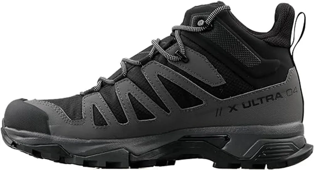 Salomon X Ultra 4 Mid Gore-Tex Hiking Boots- Black/Magnet/Pearl Blue