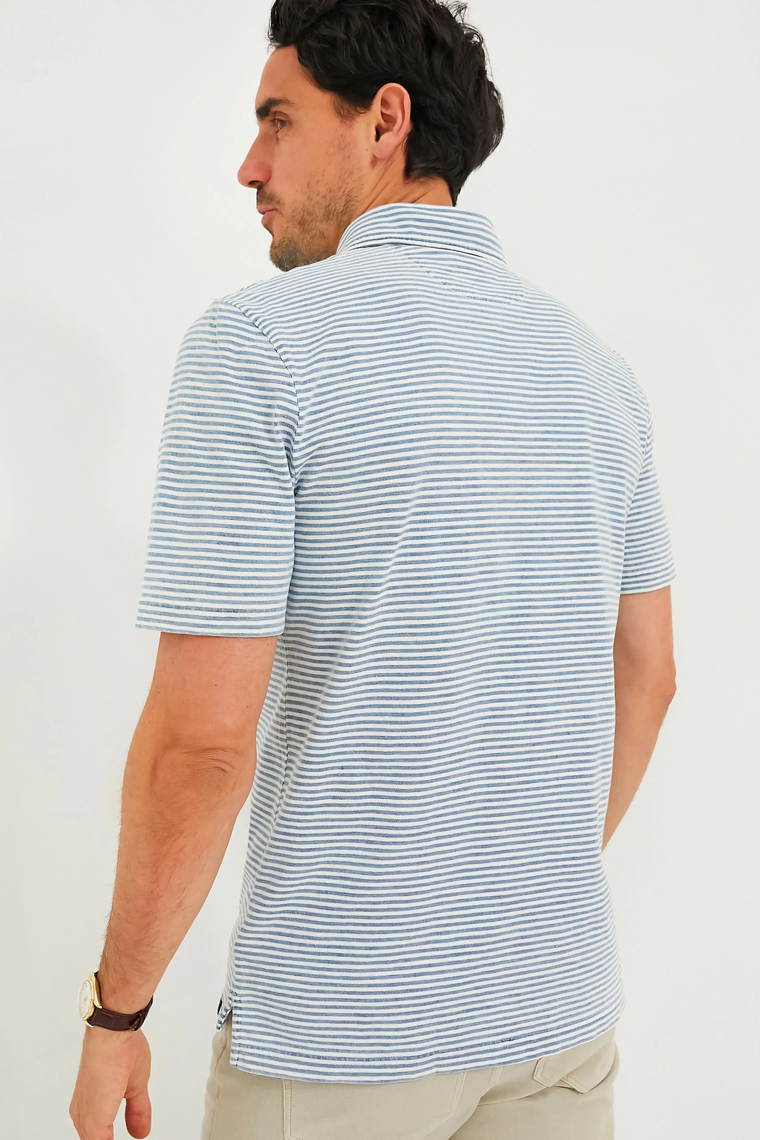 Salt Wash Indigo Polo