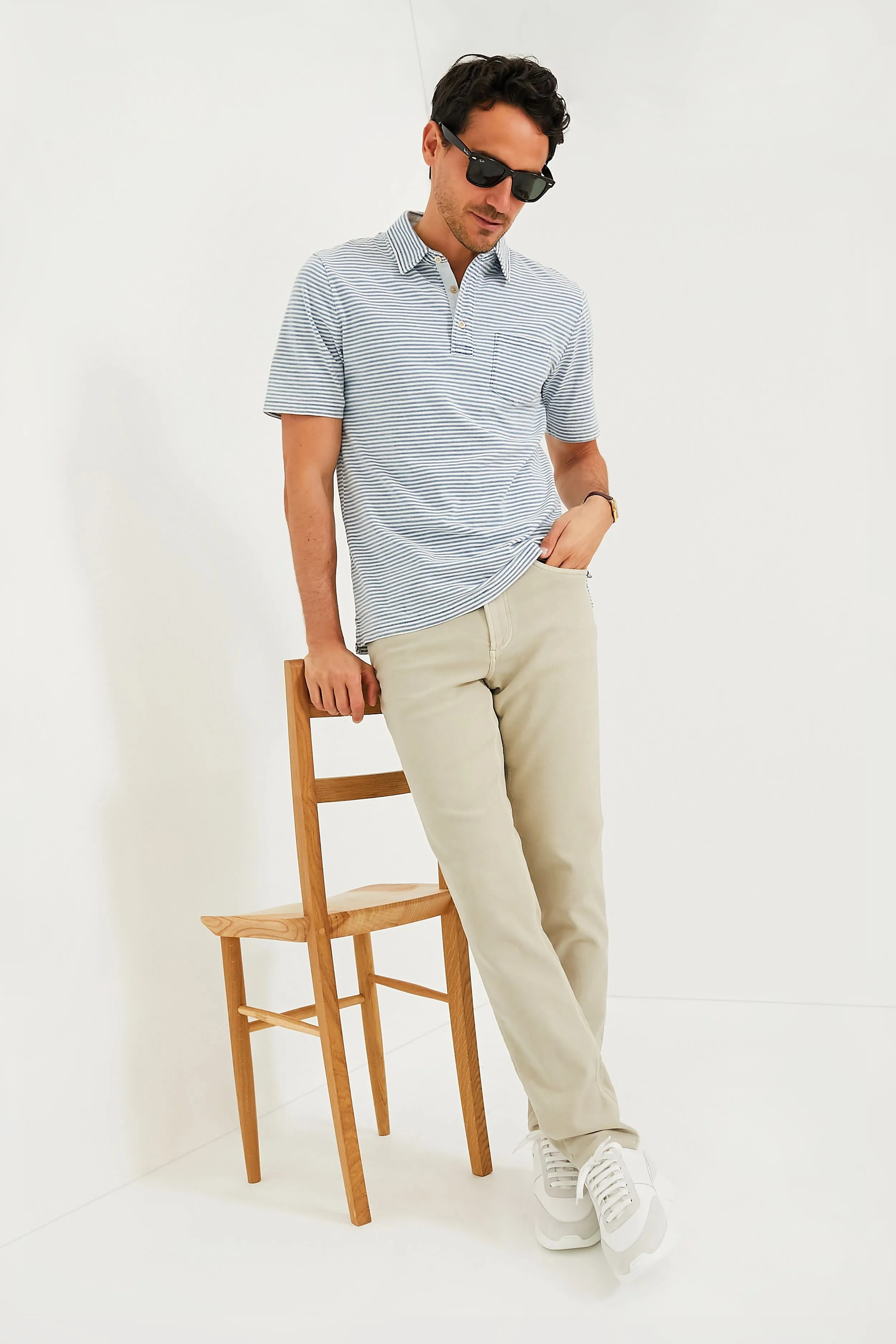 Salt Wash Indigo Polo