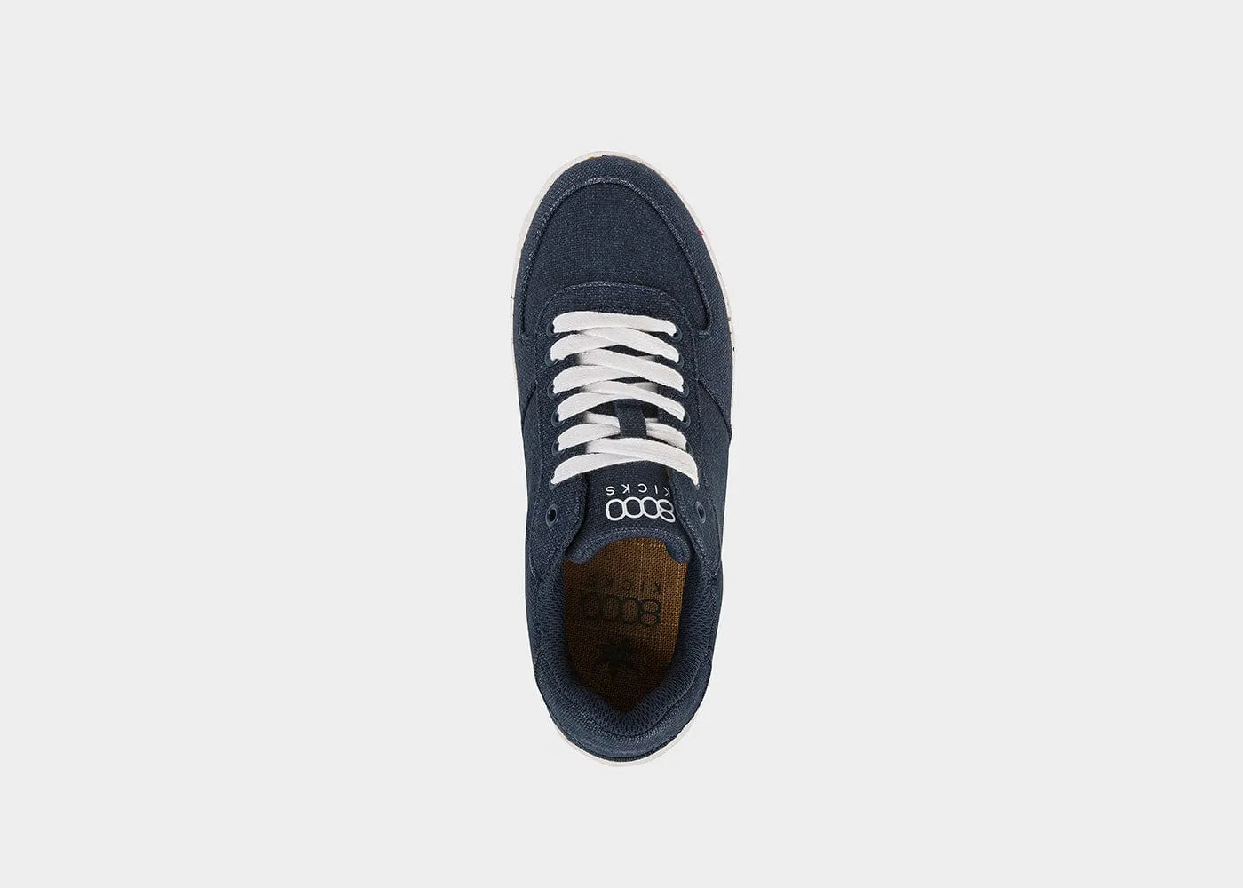 Seeker Men's Vegan Hemp Trainers | Navy Blue