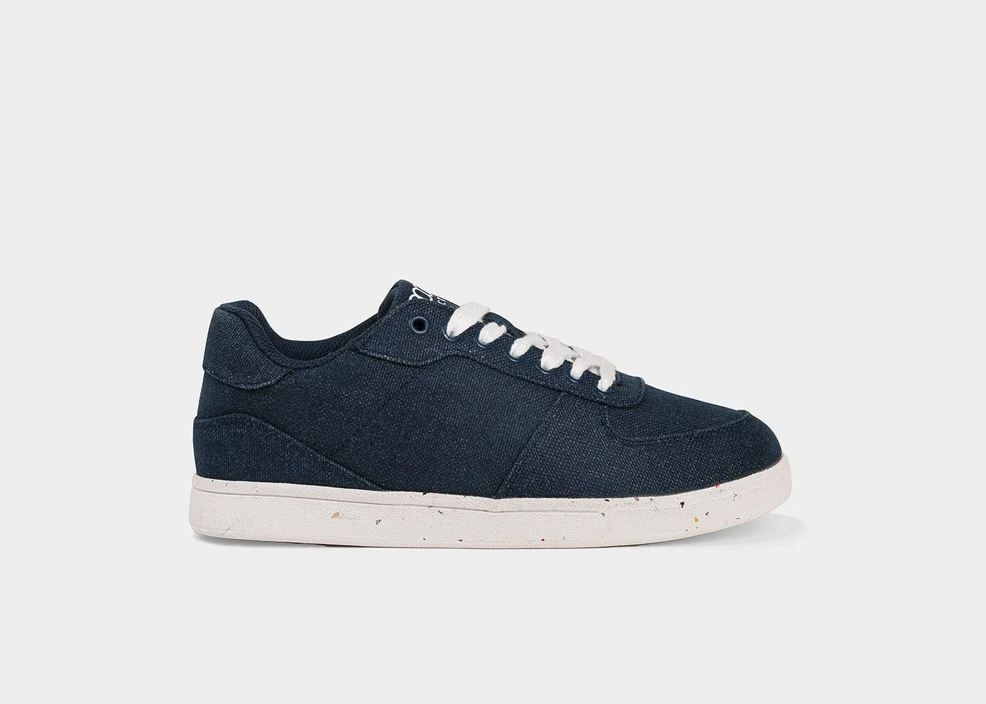 Seeker Men's Vegan Hemp Trainers | Navy Blue