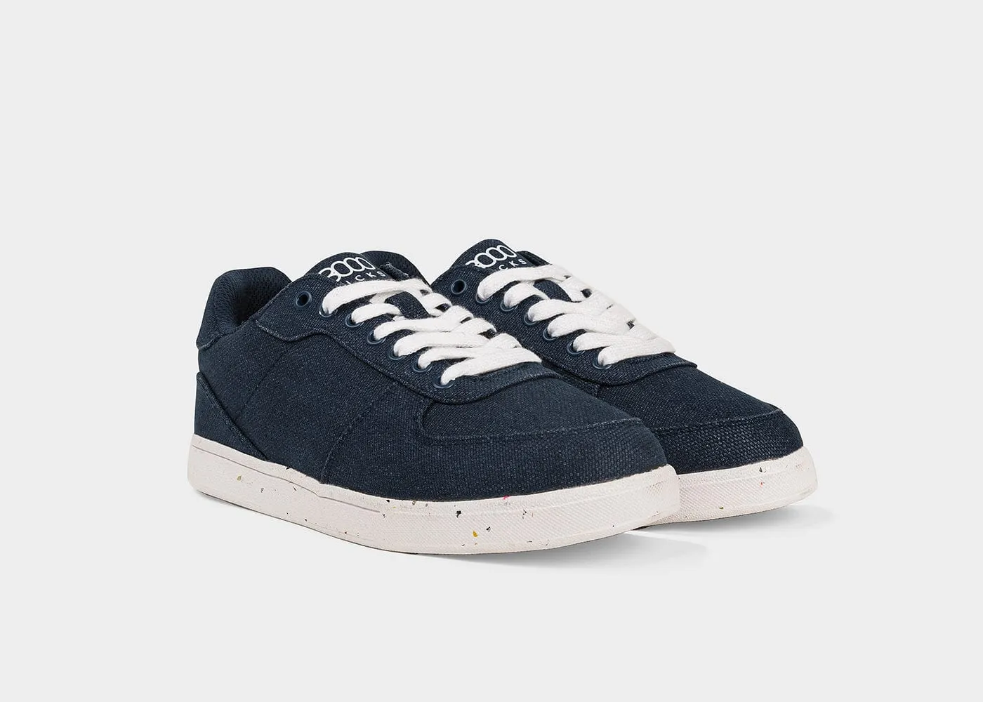 Seeker Men's Vegan Hemp Trainers | Navy Blue