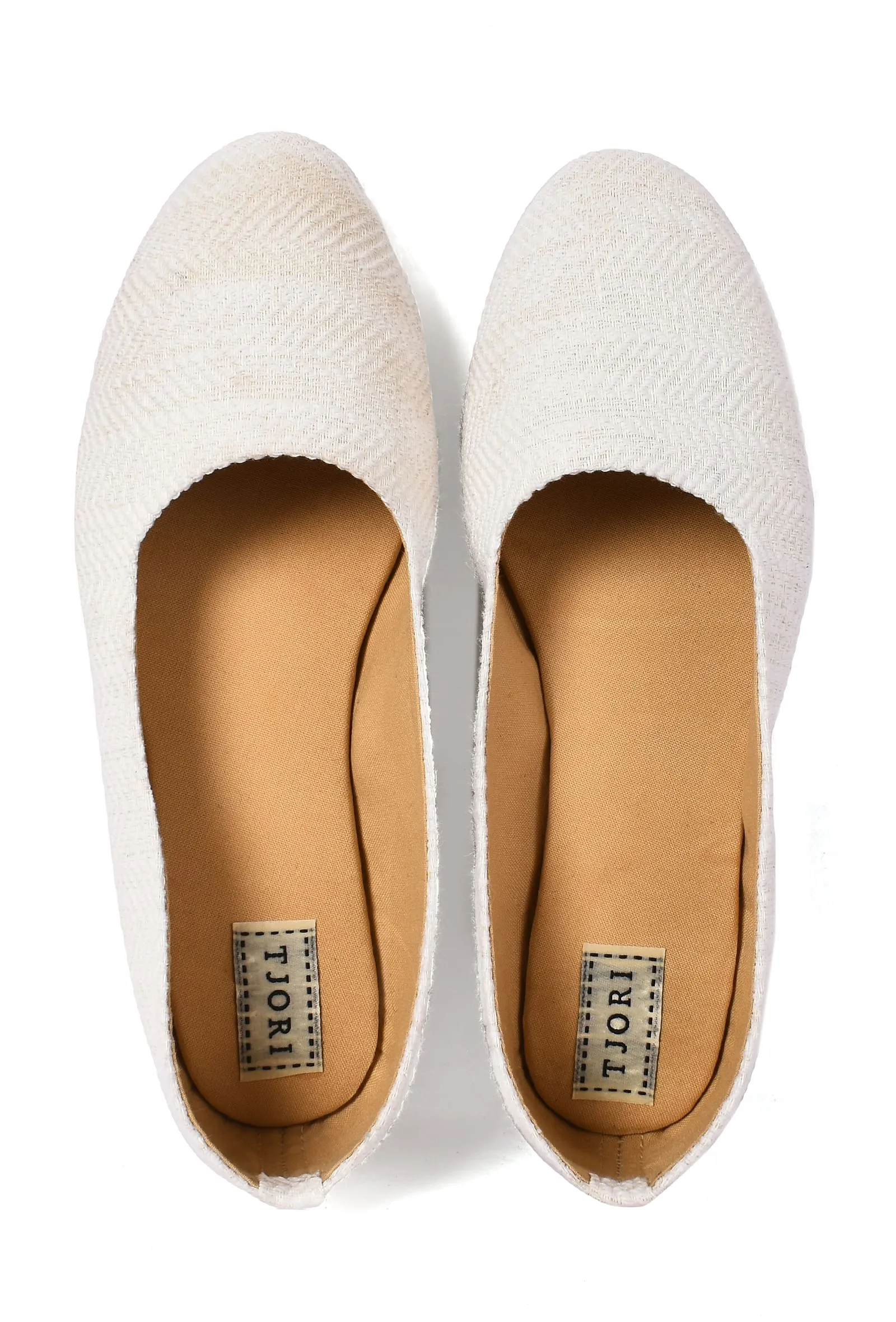 Snow White Pure Hemp Ballerinas