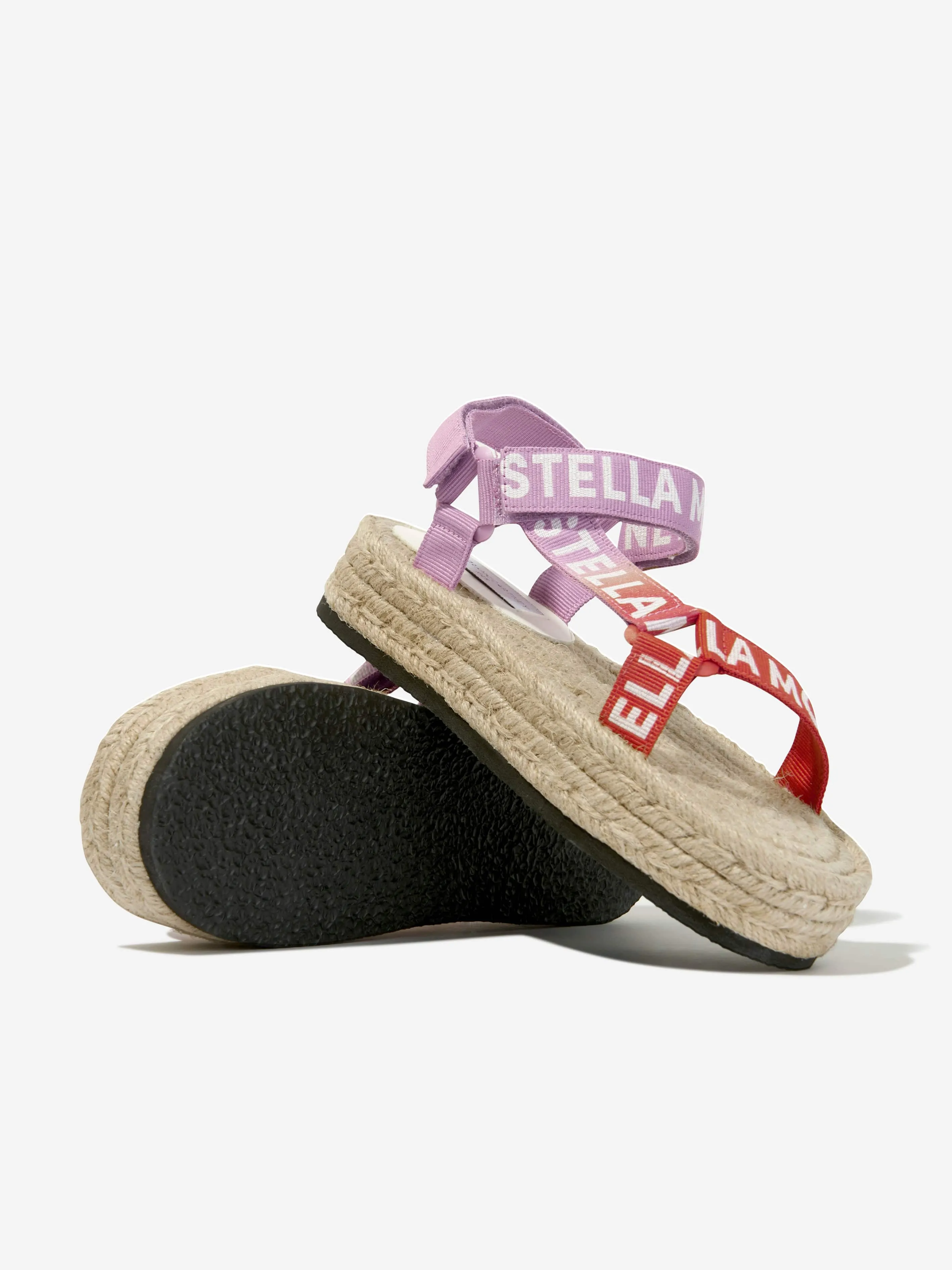 Stella McCartney Girls Espadrille Sandals in Multicolour