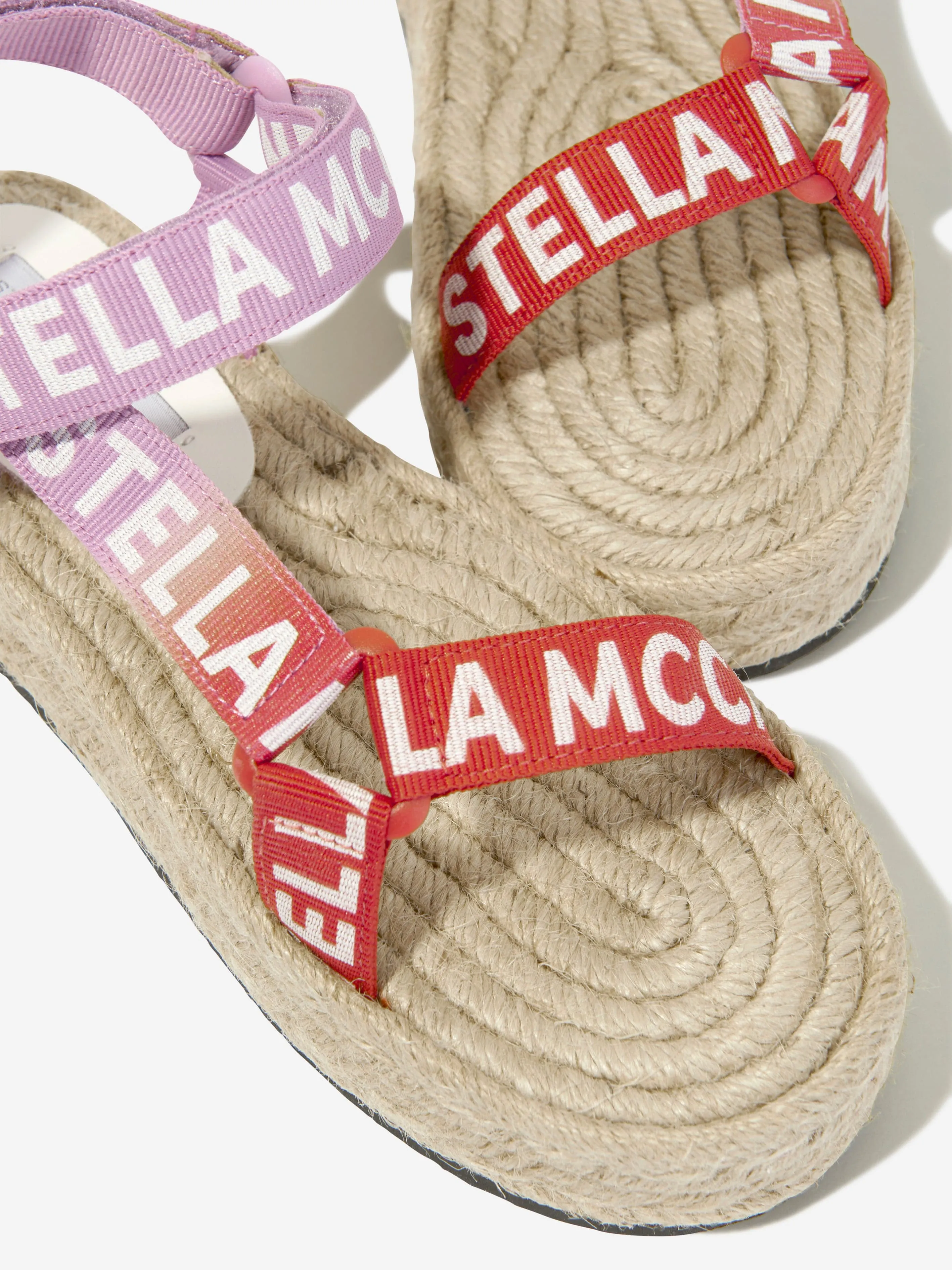 Stella McCartney Girls Espadrille Sandals in Multicolour