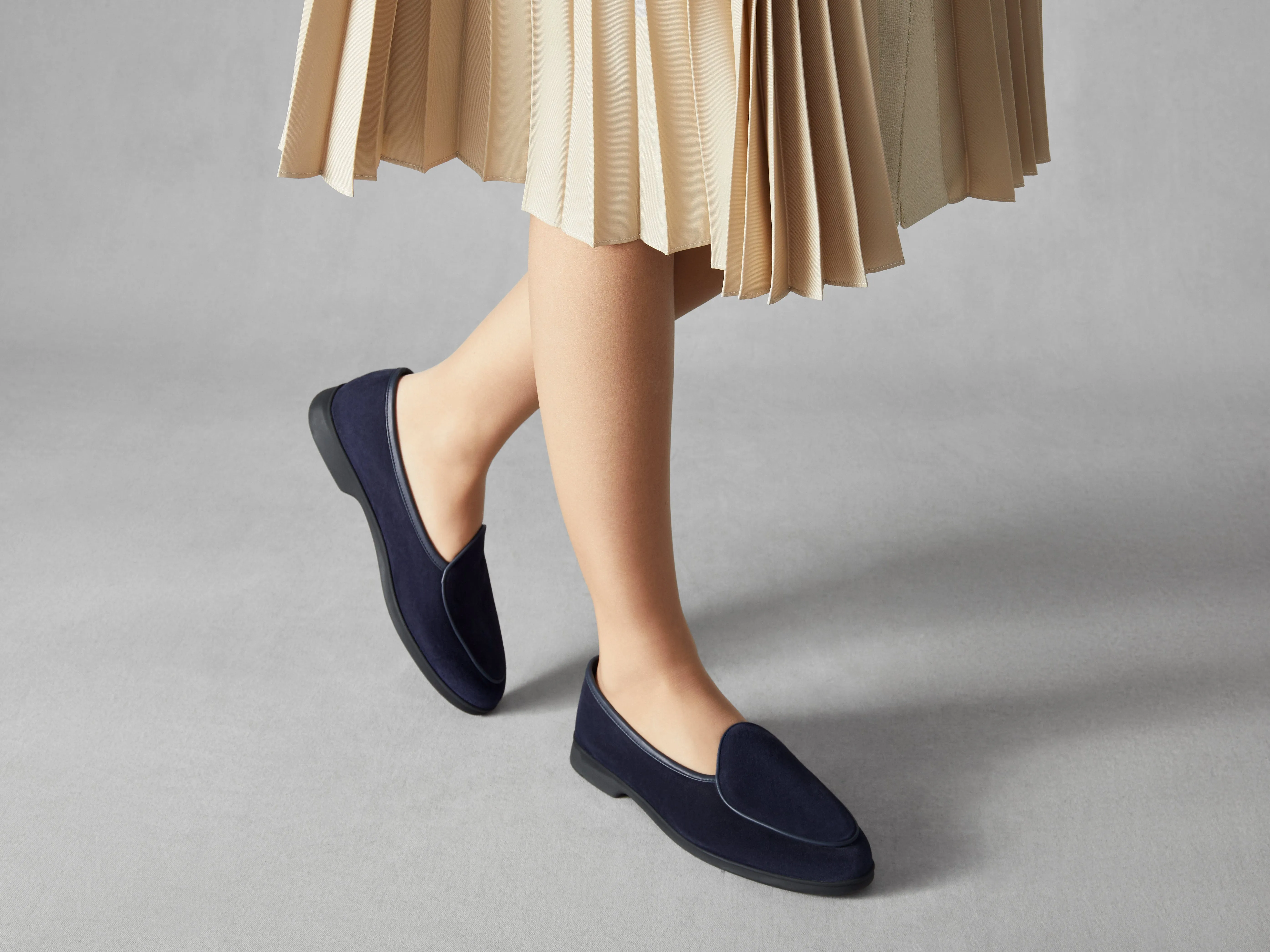 Stride Loafers in Orage Glove Suede Dark Sole