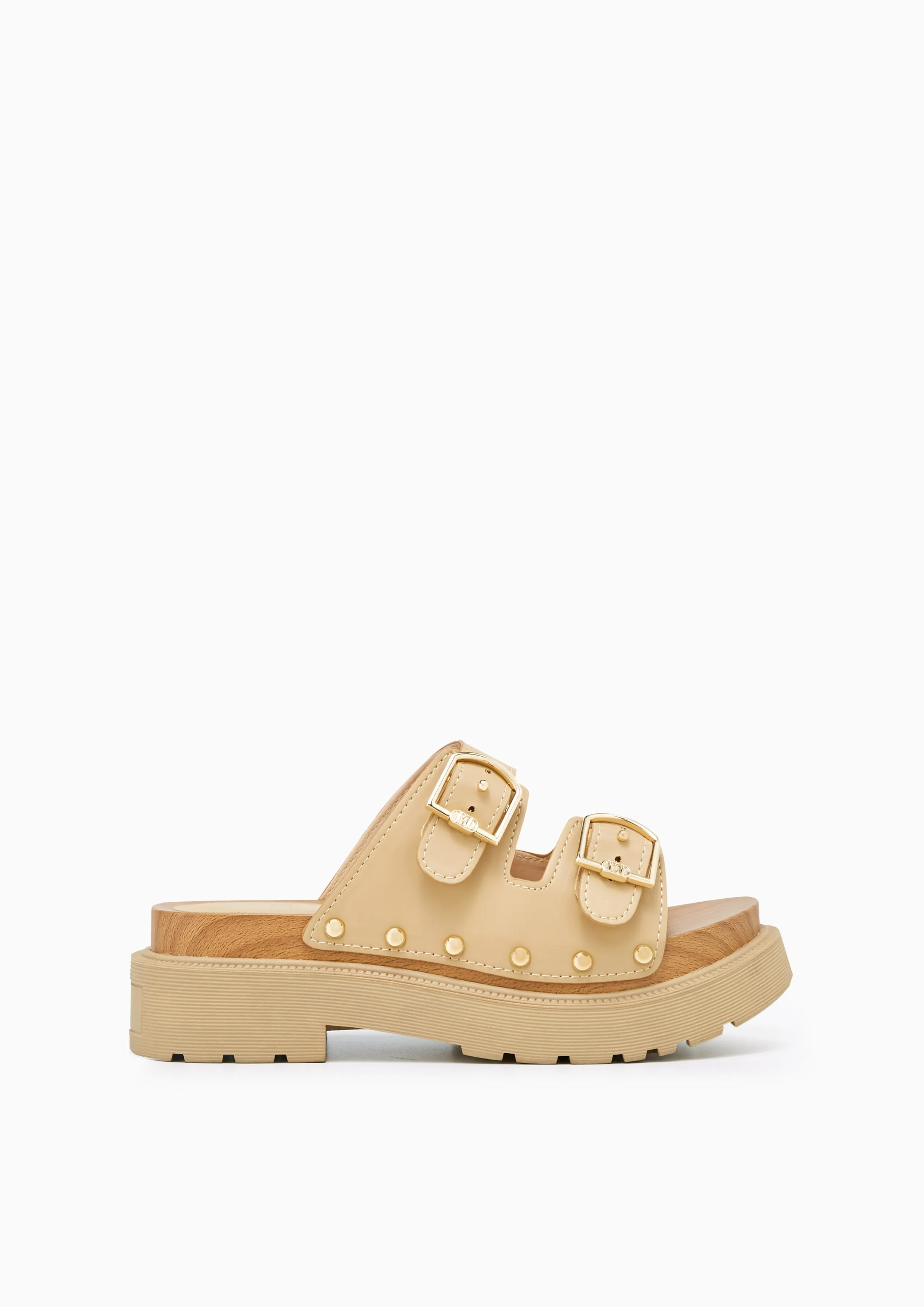 Summer Flat Sandals - Beige