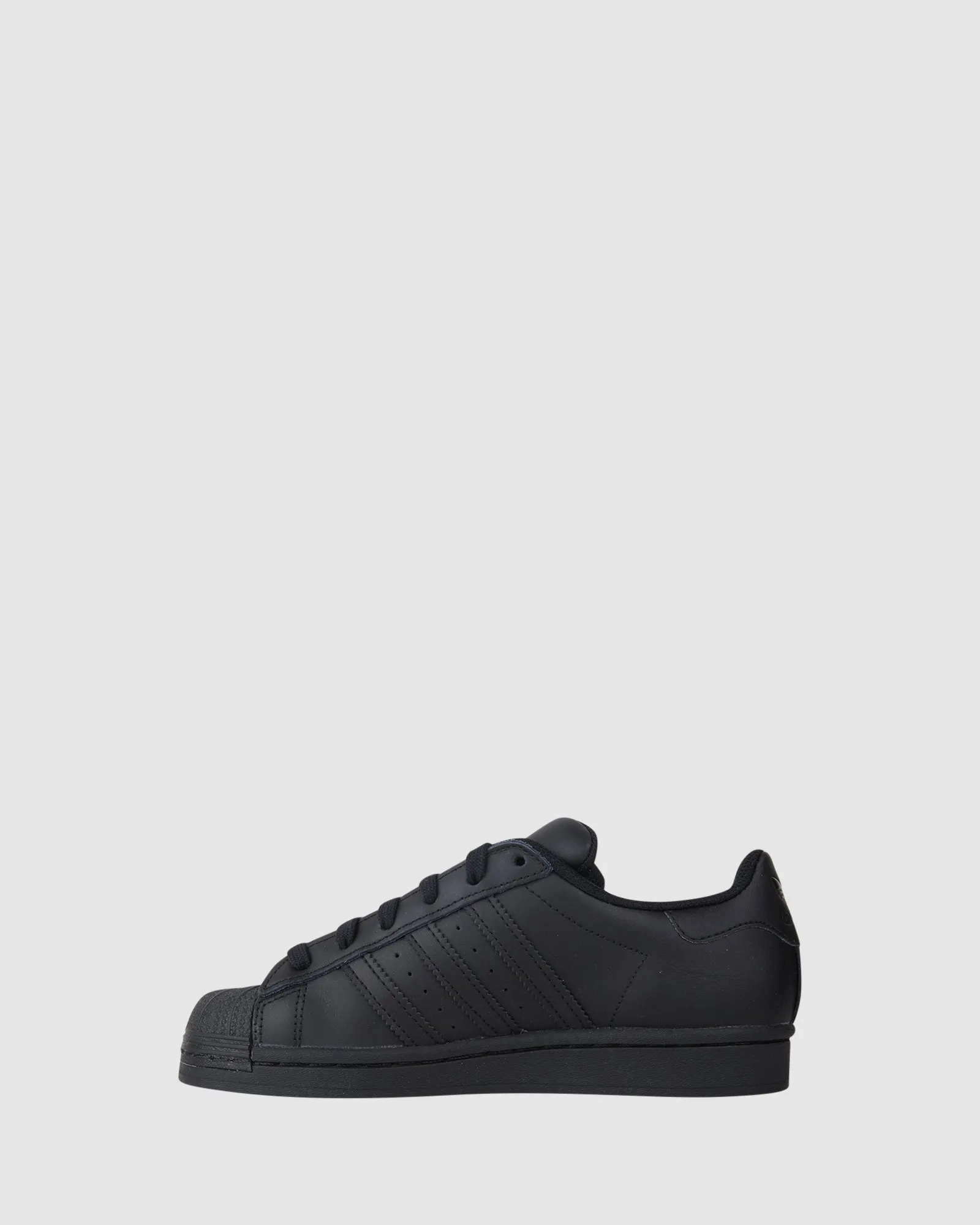 Superstar Foundation II Grade School Black/Black