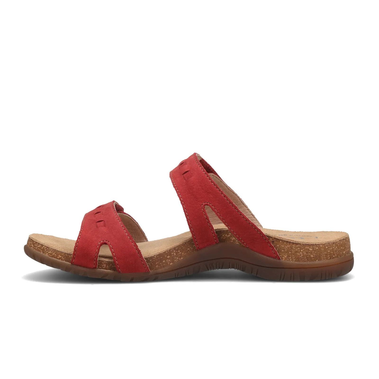 Taos Bandalero Slide Sandal (Women) - Red Nubuck