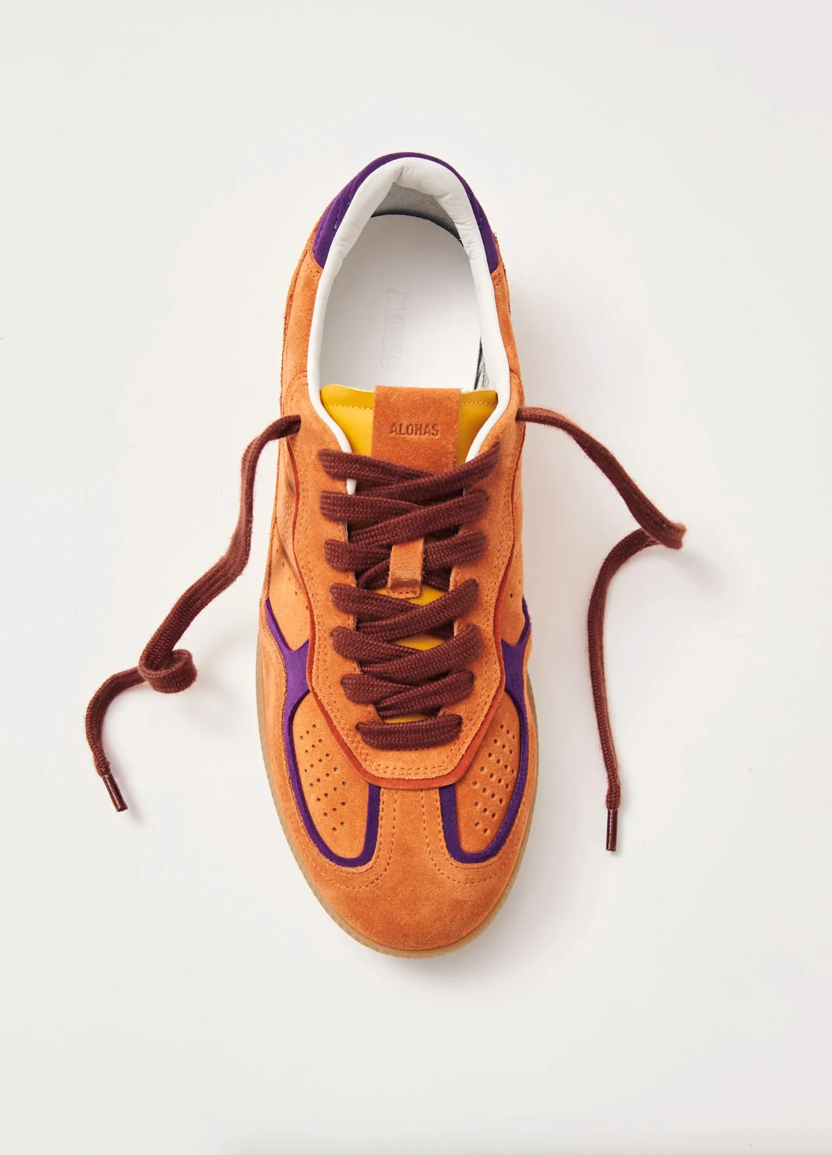 Tb.490 Rife Orange Leather Sneakers