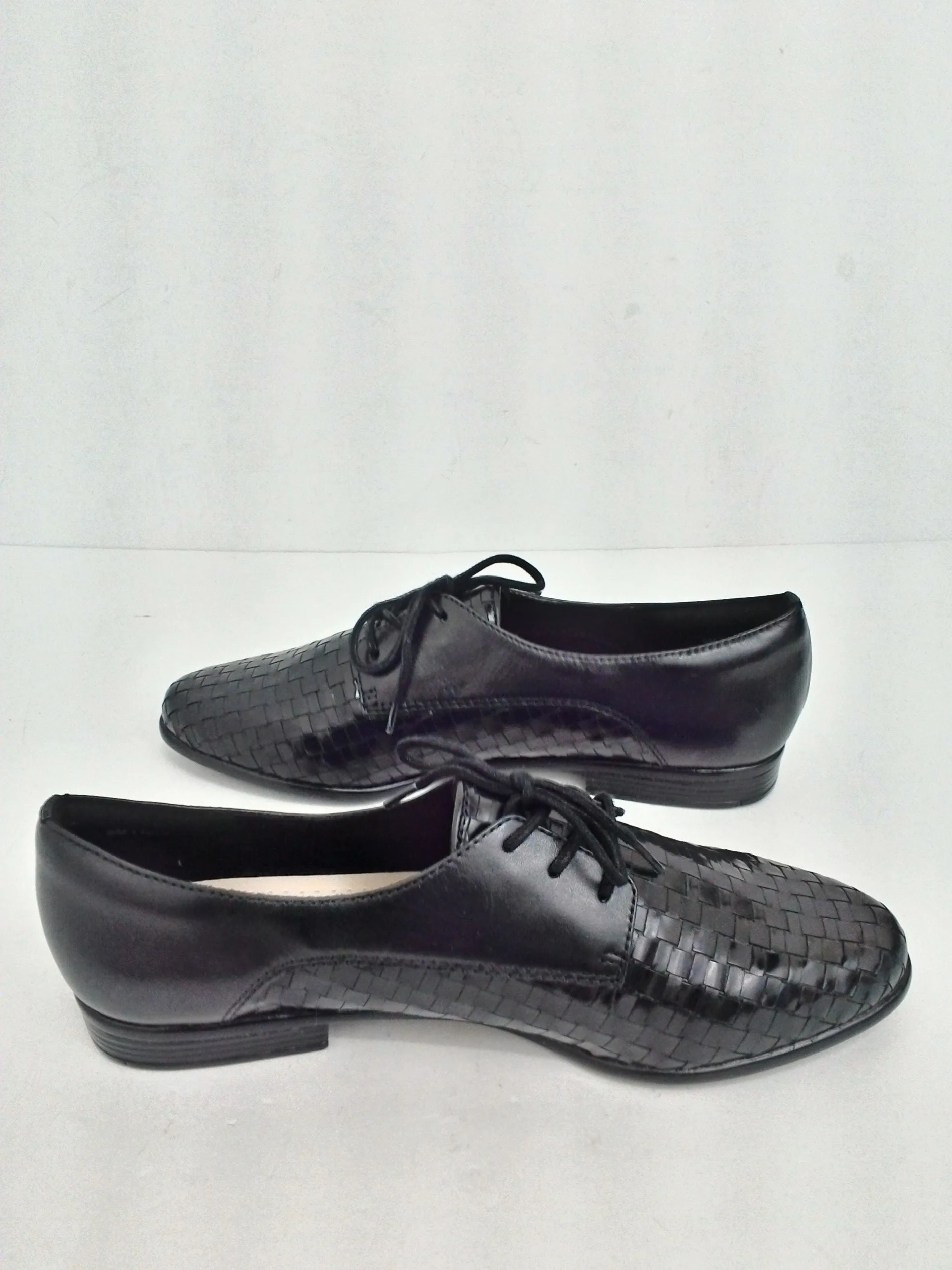 Trotters Women's Black Leather Flats Size 9