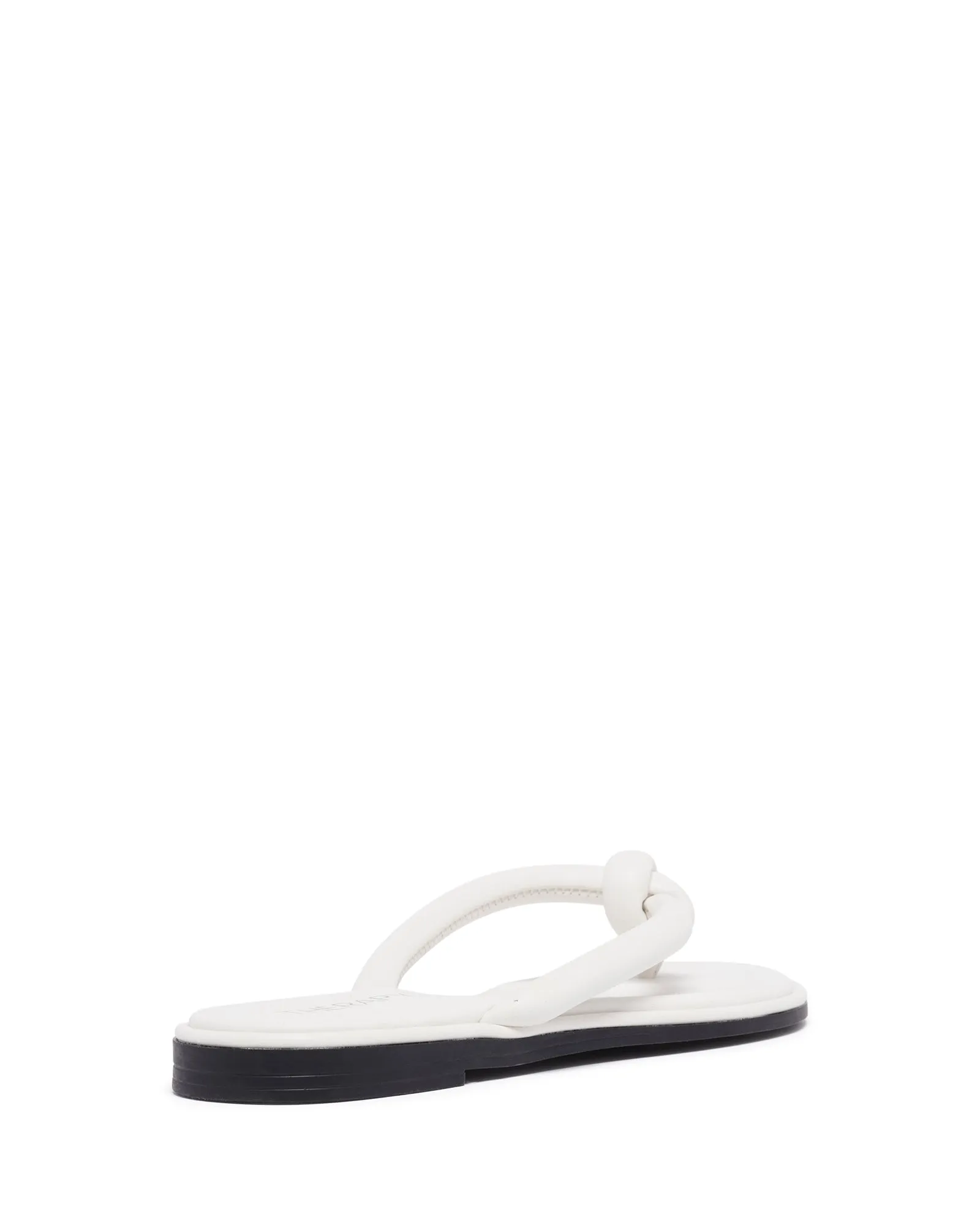 Tyana Thong Sandal White Smooth