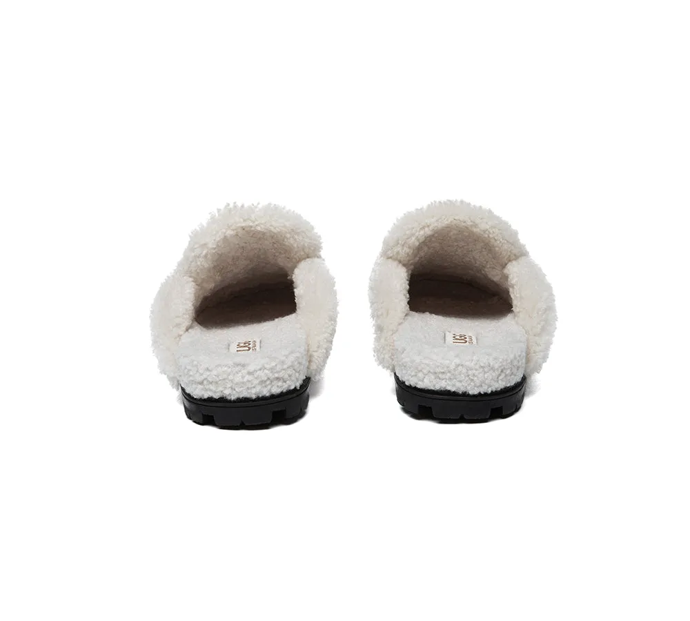 Ugg Slippers Sheepskin Wool Shearling Lined Remi