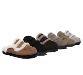 Ugg Slippers Sheepskin Wool Shearling Lined Remi