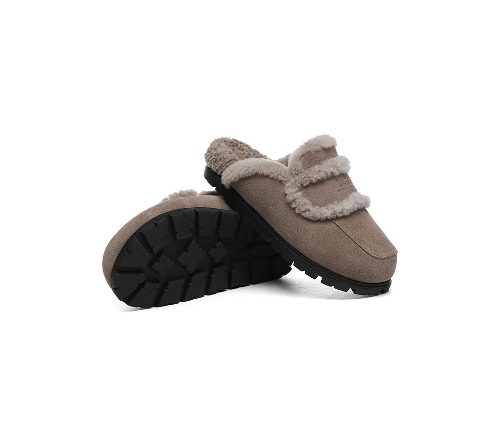 Ugg Slippers Sheepskin Wool Shearling Lined Remi