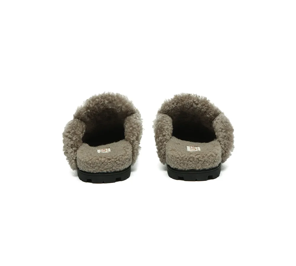 Ugg Slippers Sheepskin Wool Shearling Lined Remi