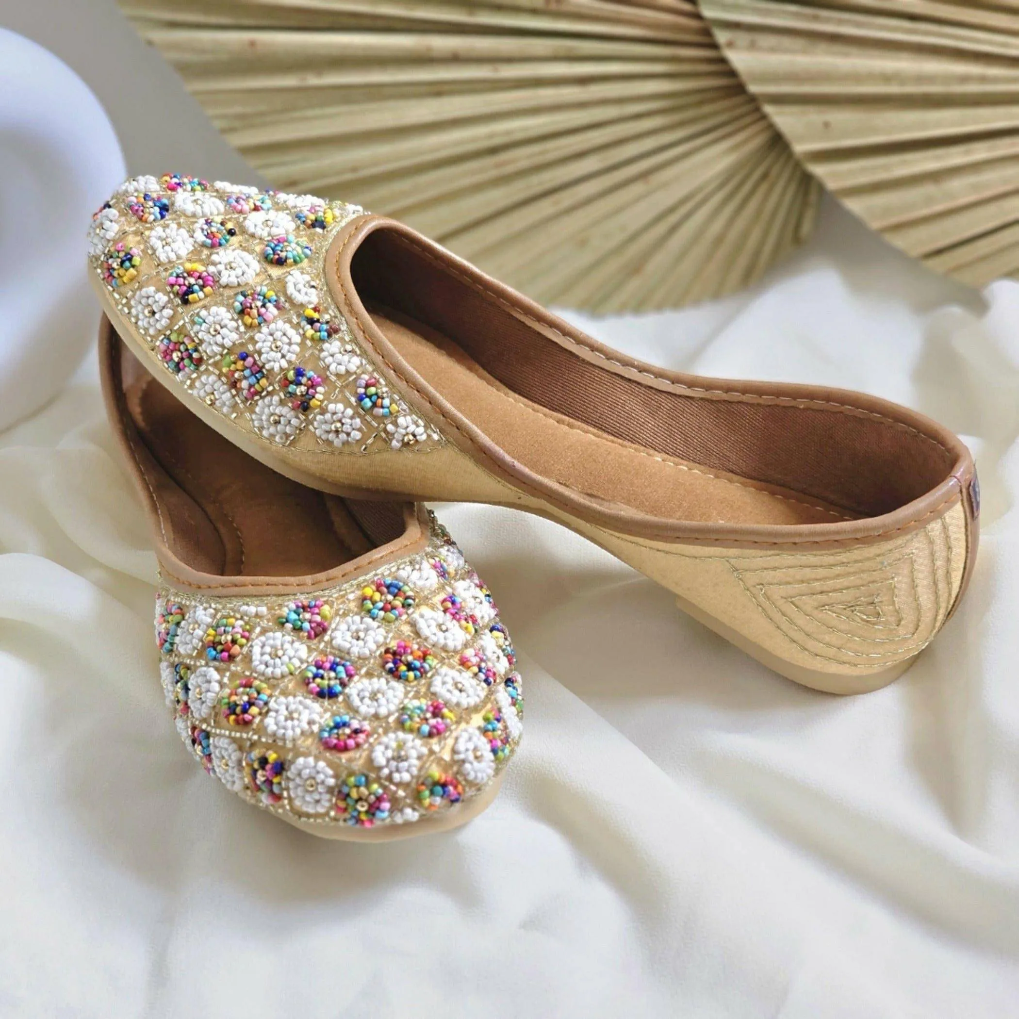 Usha - Golden Beige Ballerina