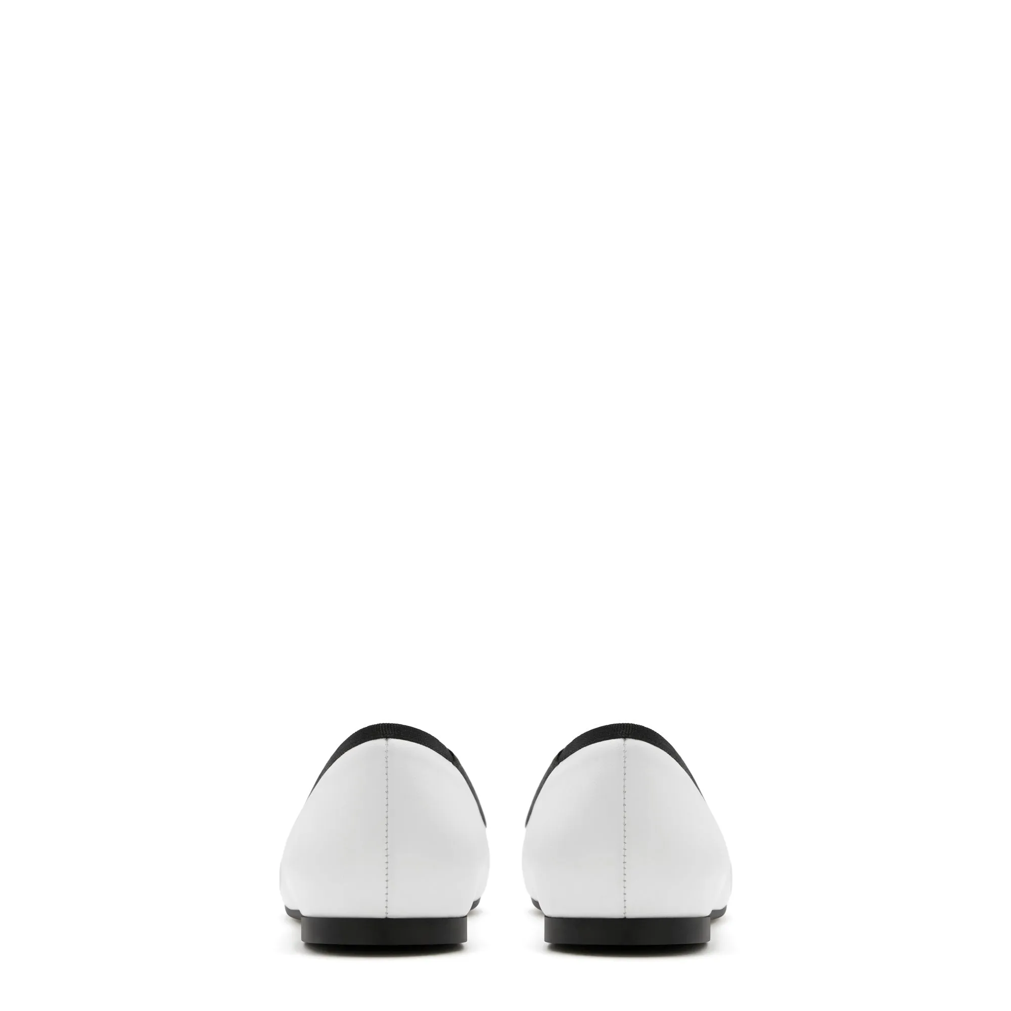 Vendôme Ynes white calfskin leather ballerinas