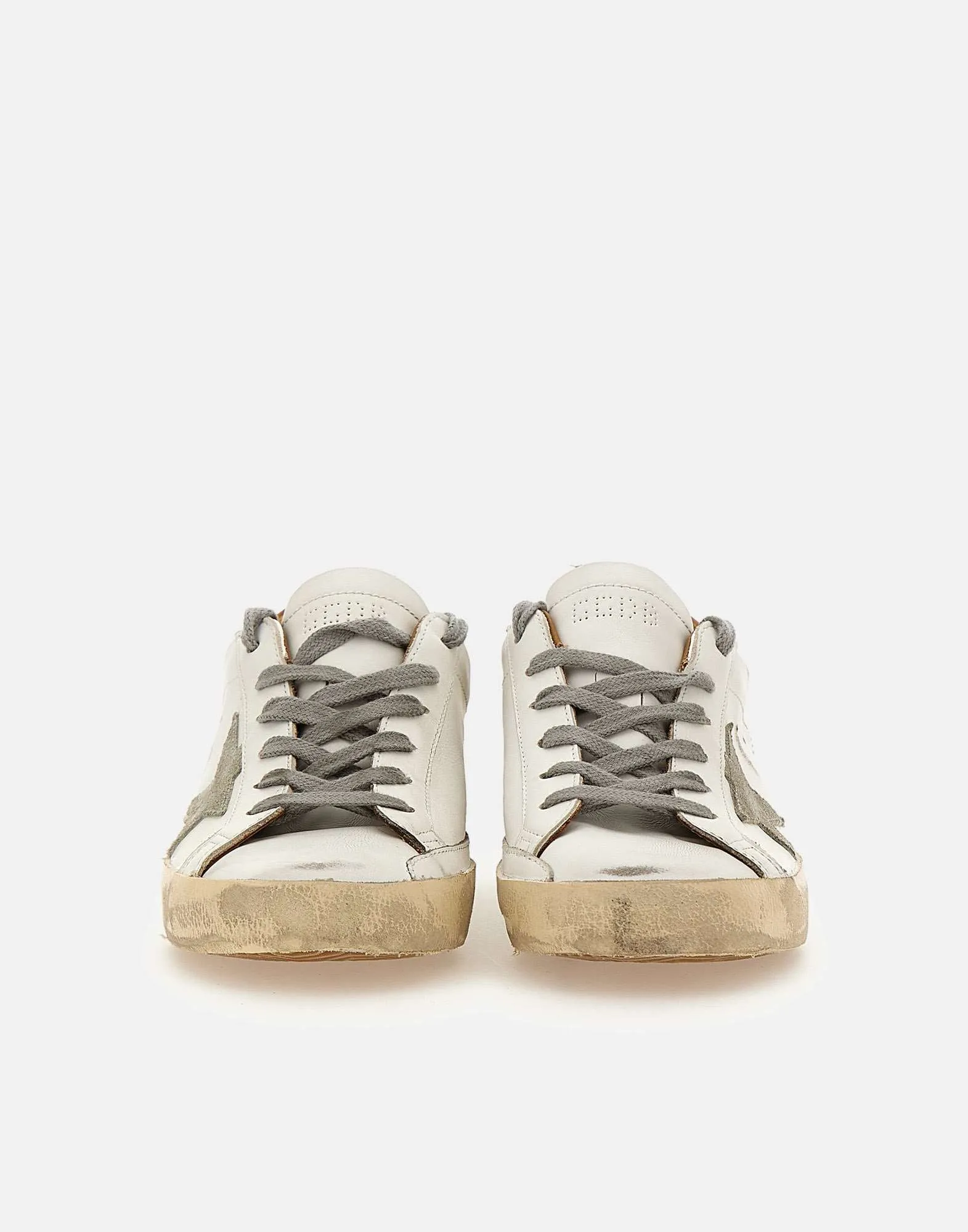 White Leather Super Star Classic Sneakers